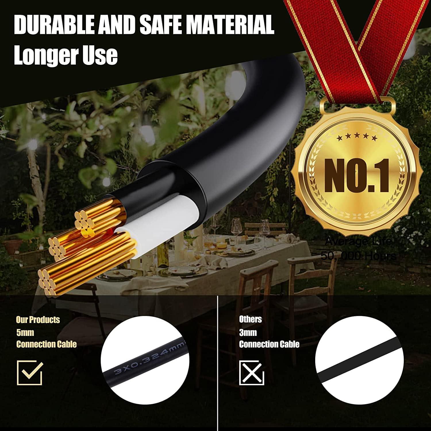 Luces de Cadena LED 30m Queker RGB Inteligentes con Control Remoto