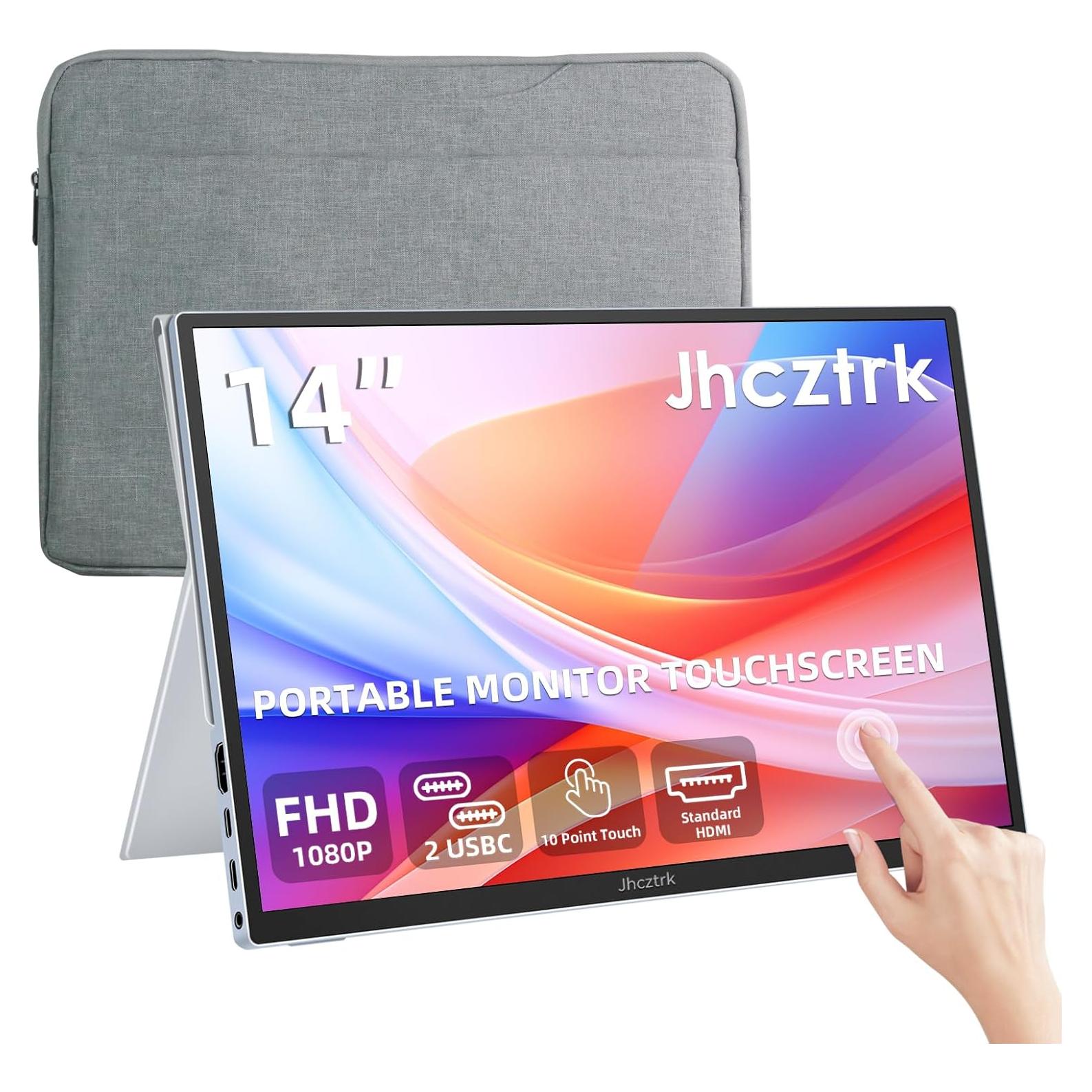 Monitor Portátil Táctil 14" Jhcztrk FHD 1920x1200 USB-C