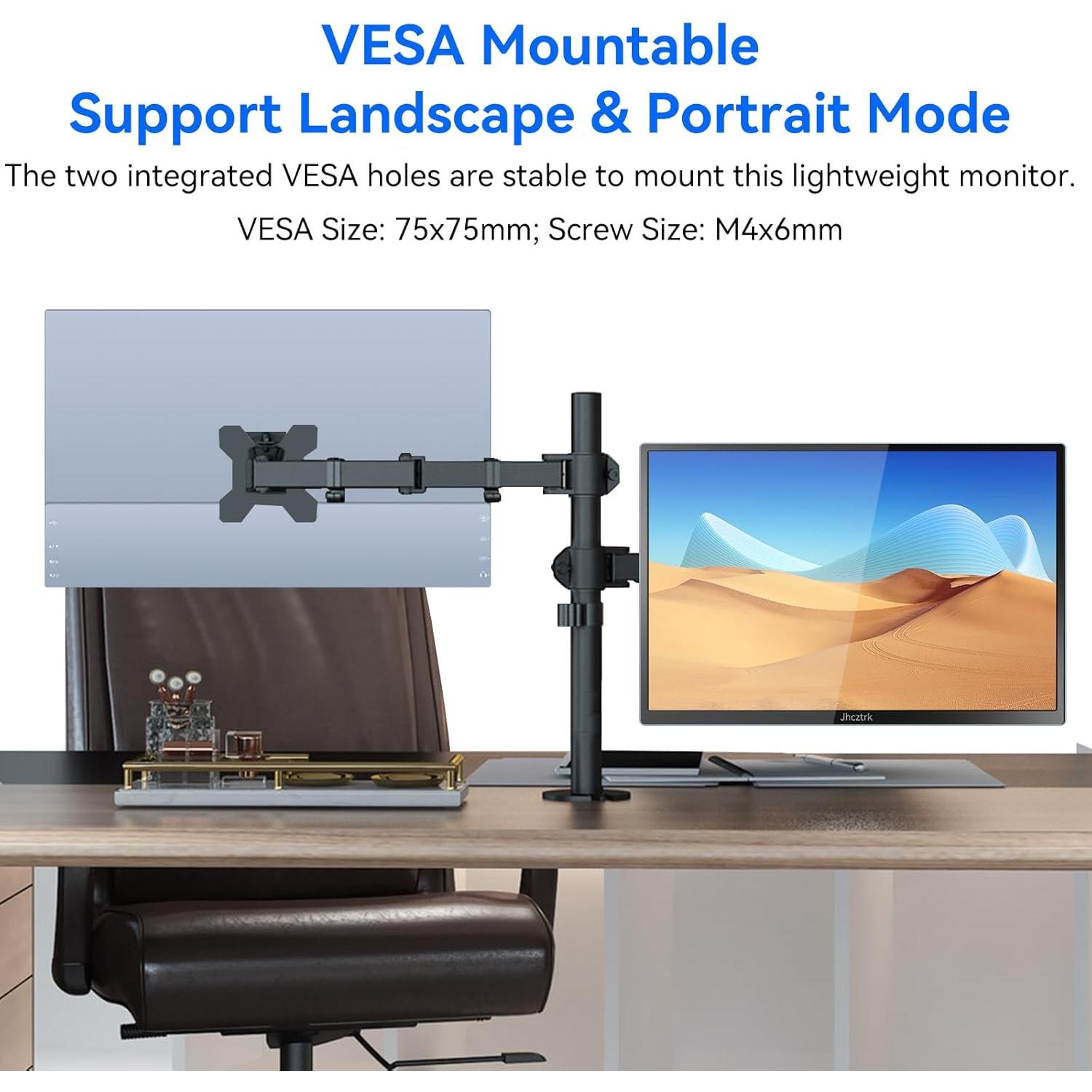 Monitor Portátil Táctil 14" Jhcztrk FHD 1920x1200 USB-C