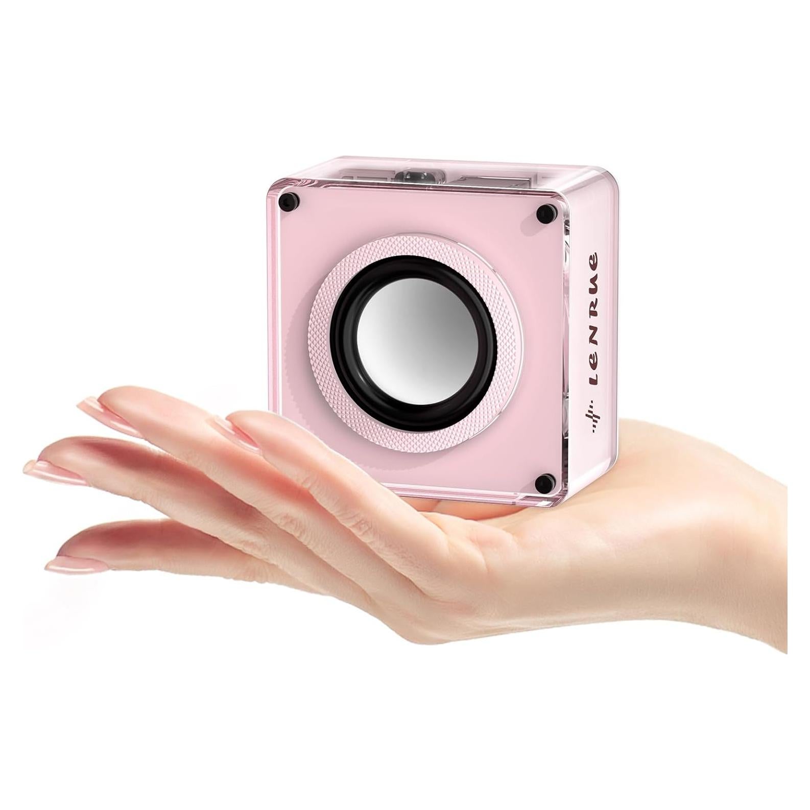 Altavoz Bluetooth LENRUE A01 Mini 5W Rosa Inalámbrico