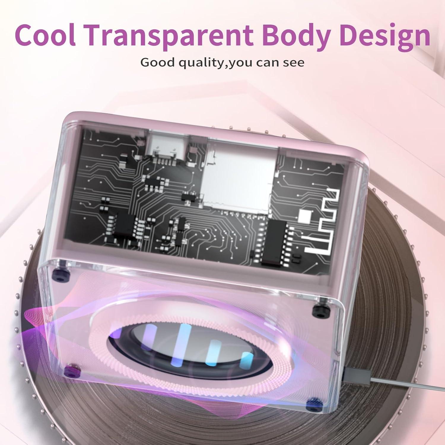 Altavoz Bluetooth LENRUE A01 Mini 5W Rosa Inalámbrico