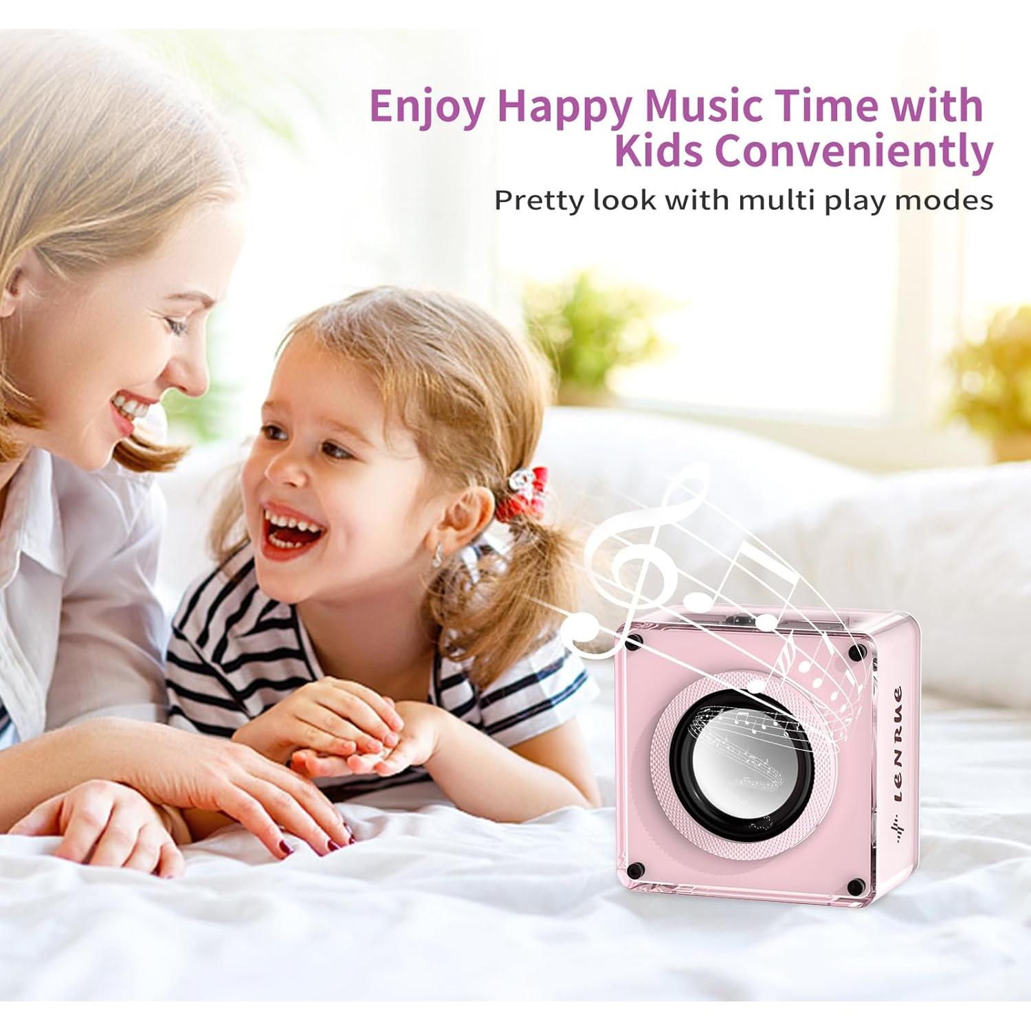 Altavoz Bluetooth LENRUE A01 Mini 5W Rosa Inalámbrico