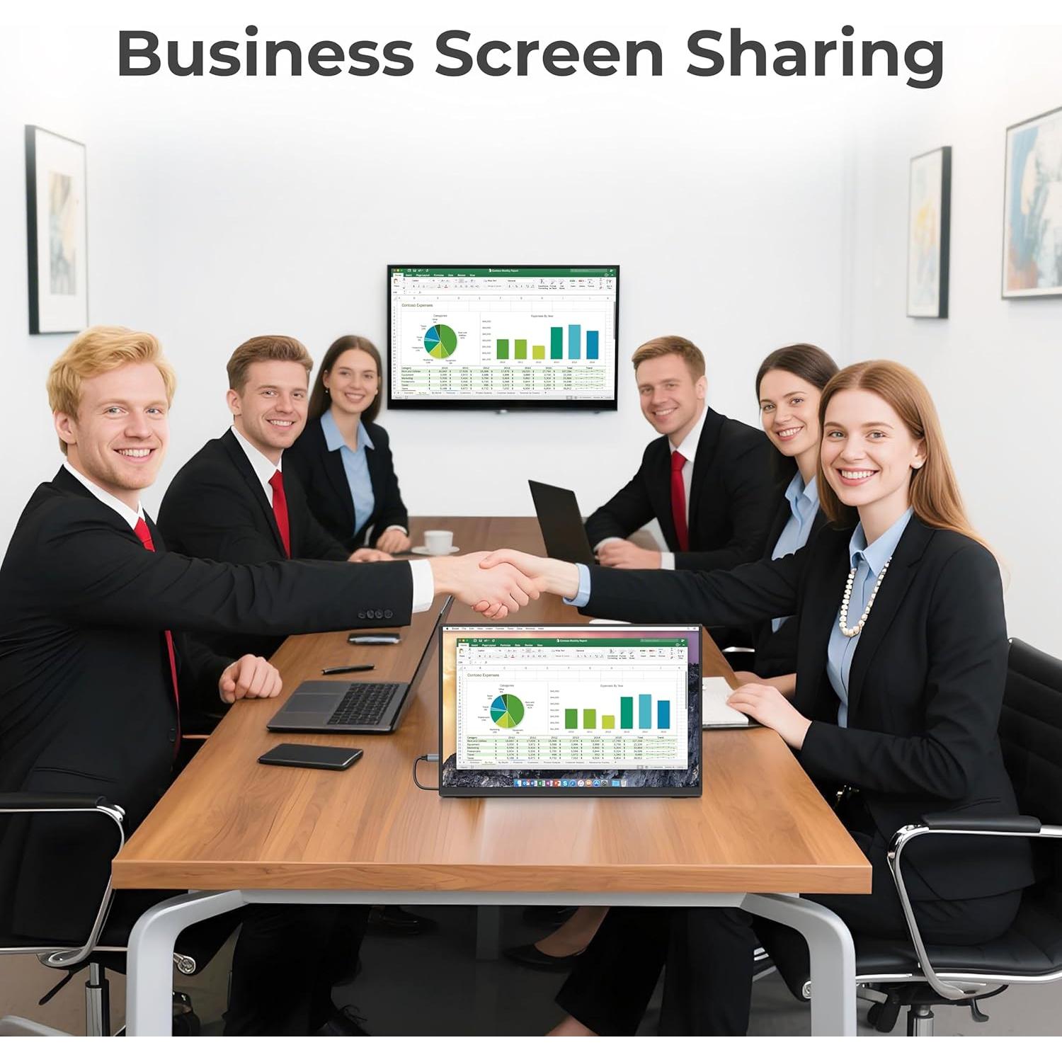 Monitor Portátil 14" FHD 1920x1200 UFYQL con USB-C/HDMI