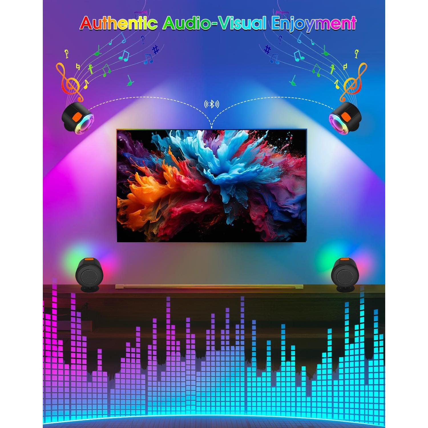 Parlante Mini Bluetooth Inalámbrico CONONLUX ML01 con Luz RGB