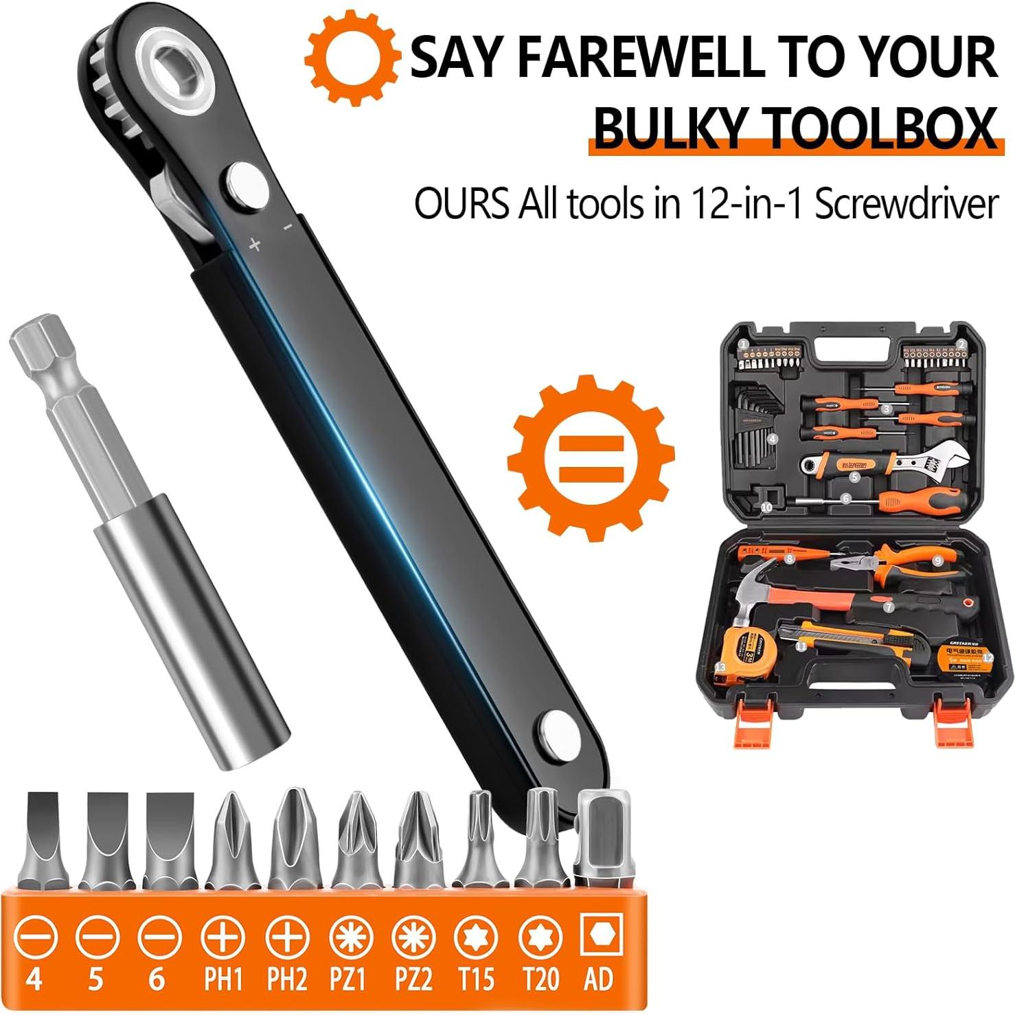 Juego de Destornilladores de Ángulo Recto Boarunch 11 en 1