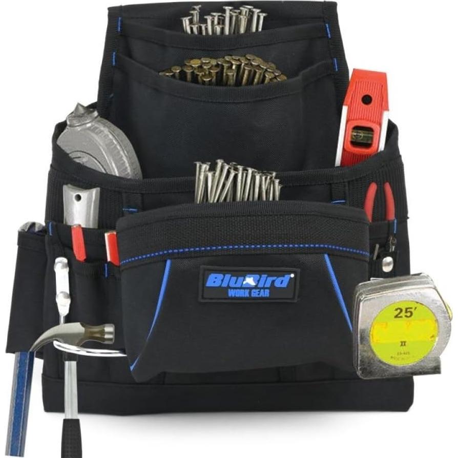 Bolsa de Herramientas BluBird Gear - 11 Bolsillos Negra