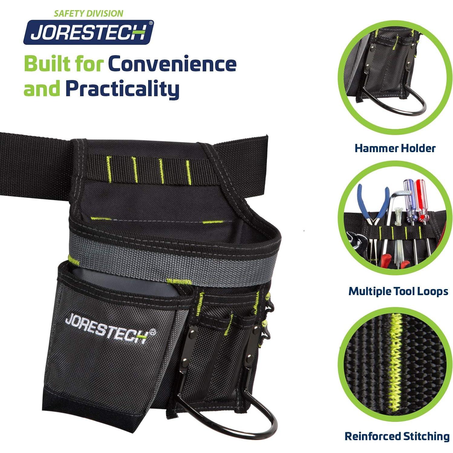 Cinturón de Herramientas JORESTECH 5 Bolsillos Ajustable