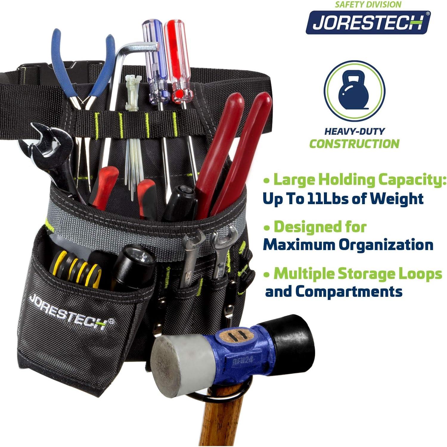 Cinturón de Herramientas JORESTECH 5 Bolsillos Ajustable