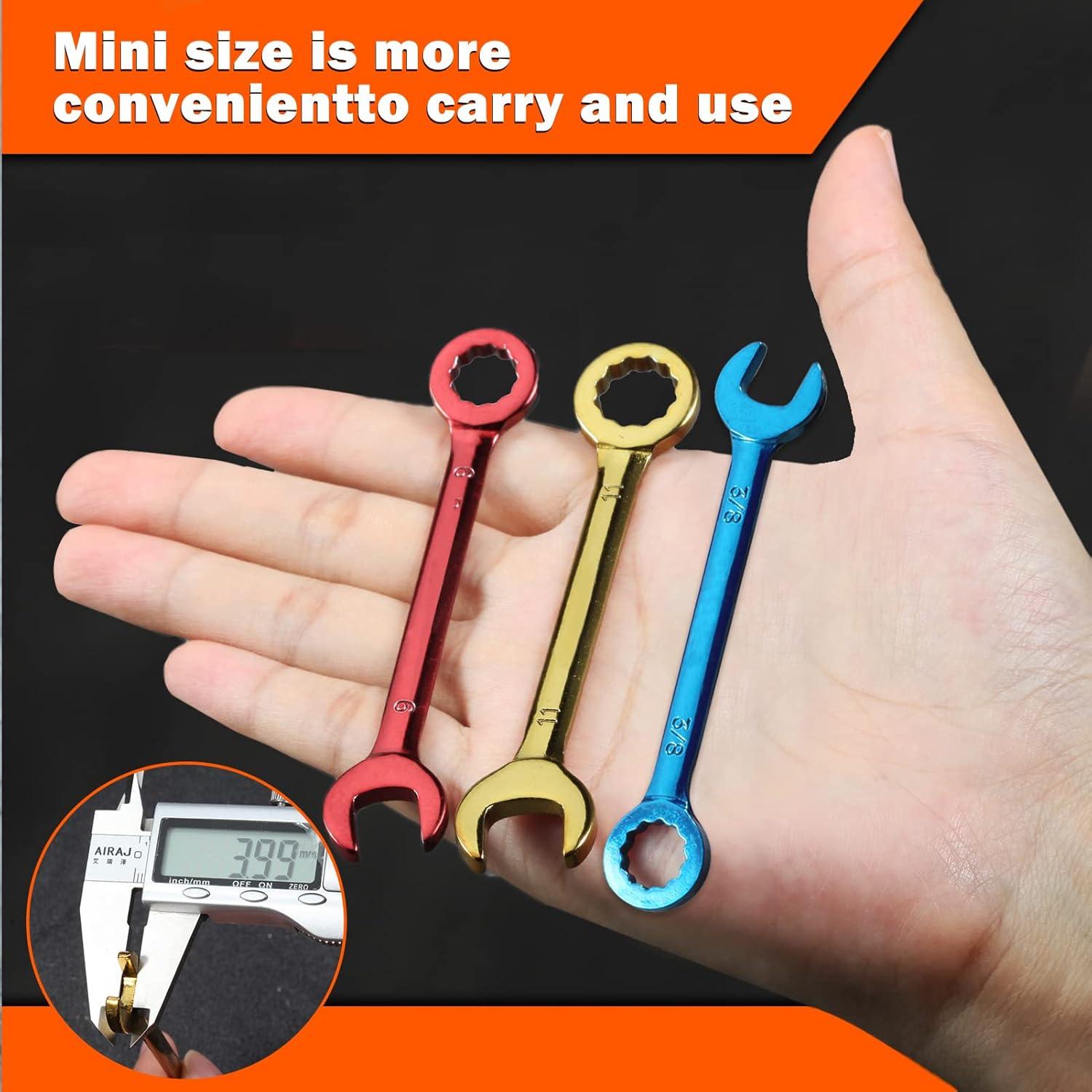 Juego de Llaves Combinadas LEONTOOL 20 PCS 4-11mm y SAE