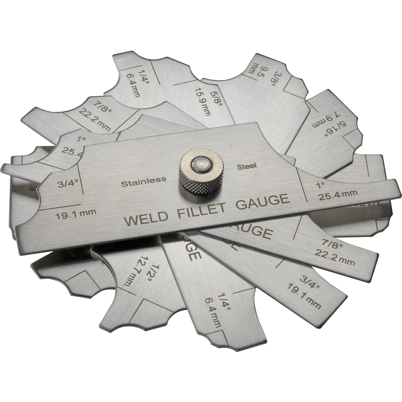 Juego de Medidores de Soldadura HFS MG-11 7PCS 3.2-25.4mm