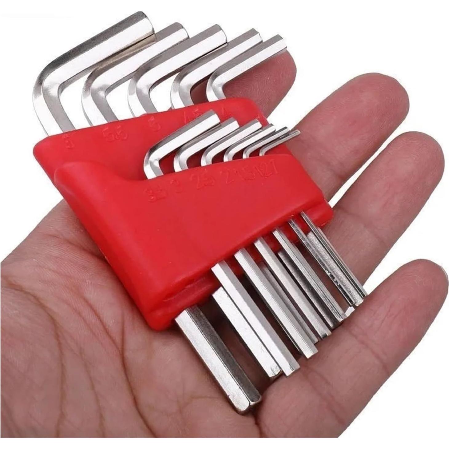 Juego de Llaves Allen Métricas 5/8/11 Pcs Acero Aleado