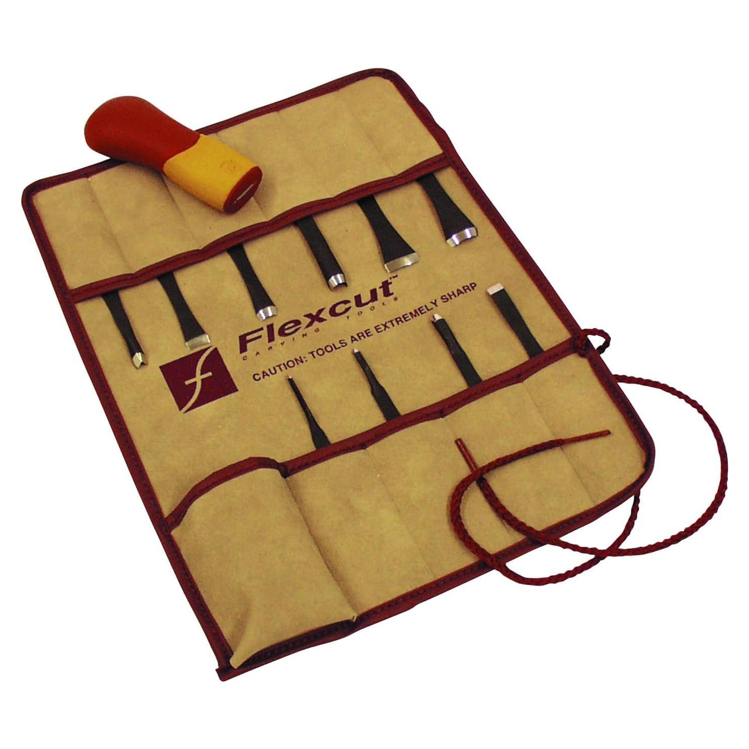 Set de Tallado en Madera Flexcut SK107 | 11 Piezas con Cuchillas de Acero