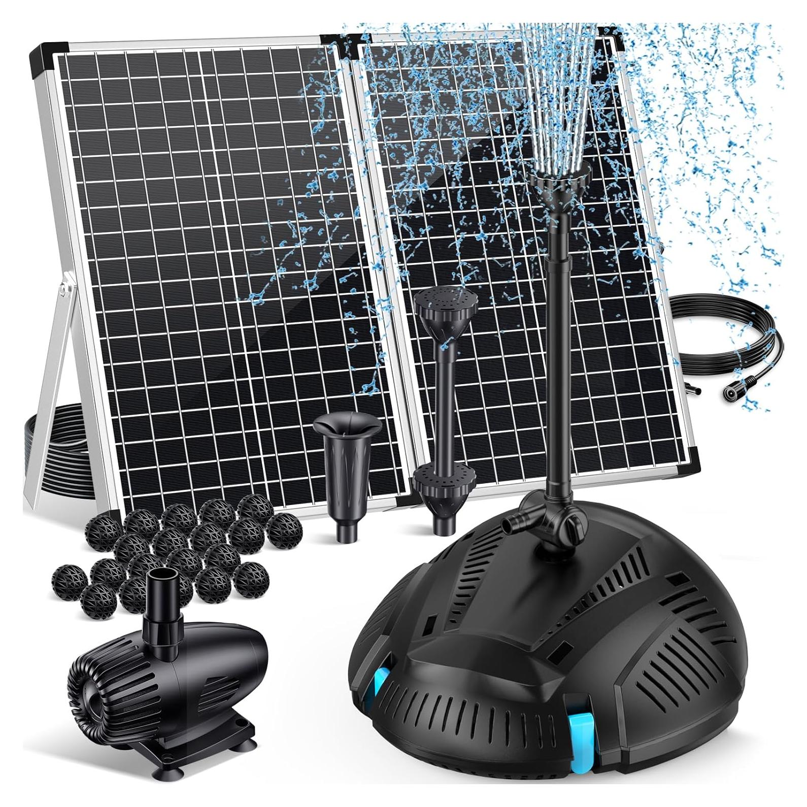 Filtro Solar para Estanque POPOSOAP 70W con Bomba 580GPH