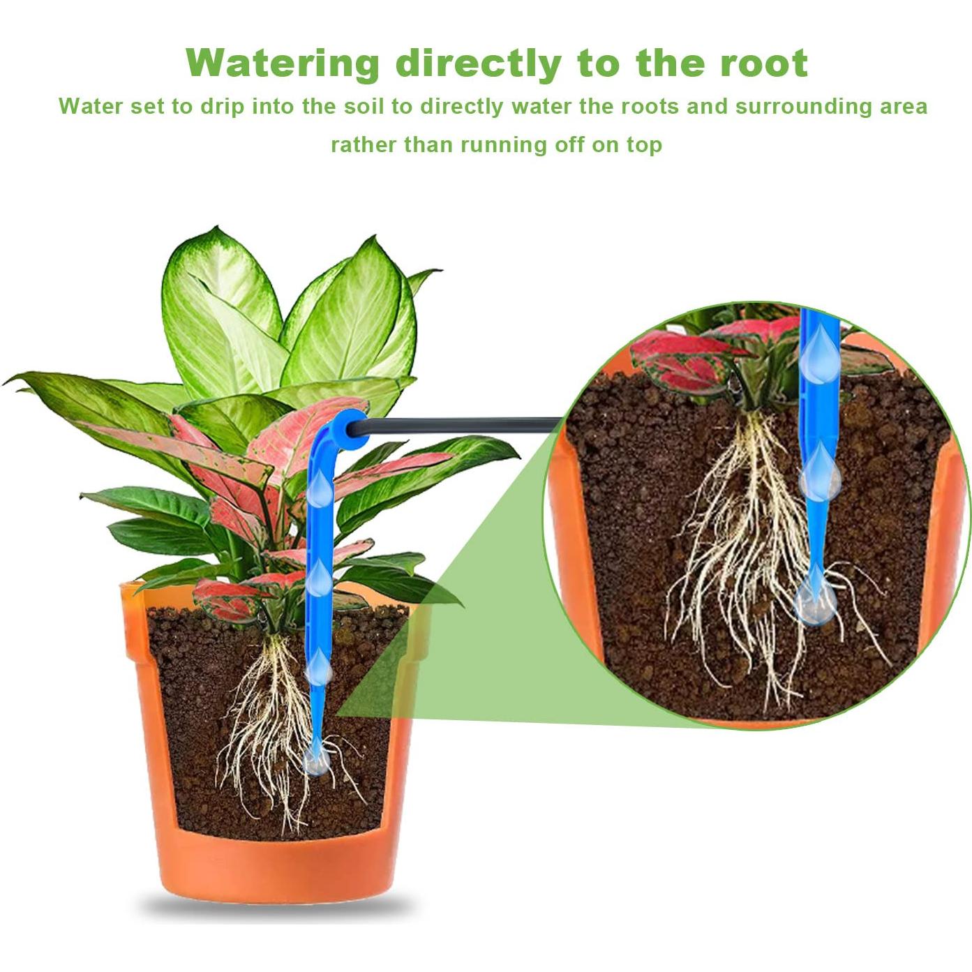 Kit de Riego por Goteo Solar Lewisia 2W para 15 Plantas