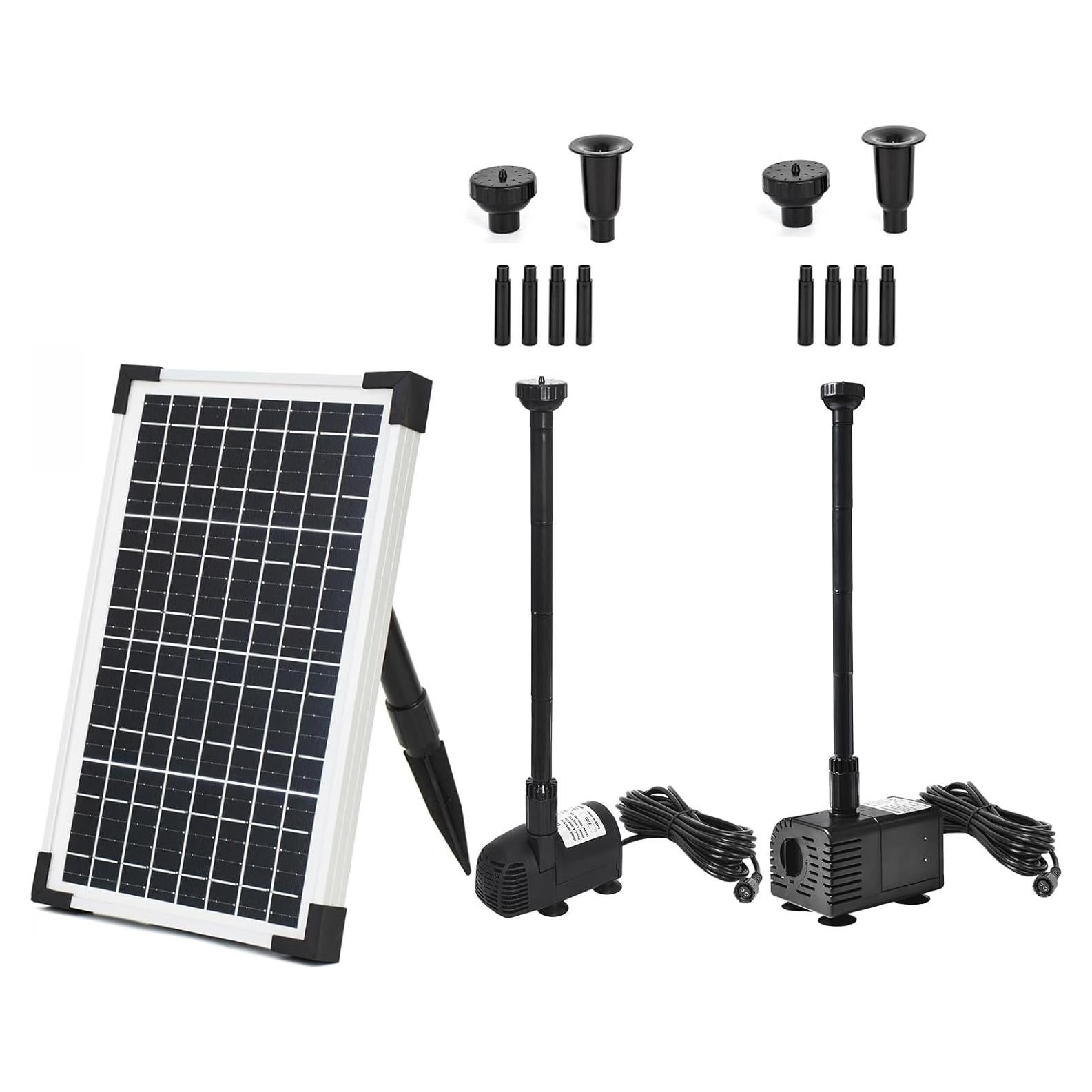 Bomba de Agua Solar ECO-WORTHY 13W 216 GPH para Jardín