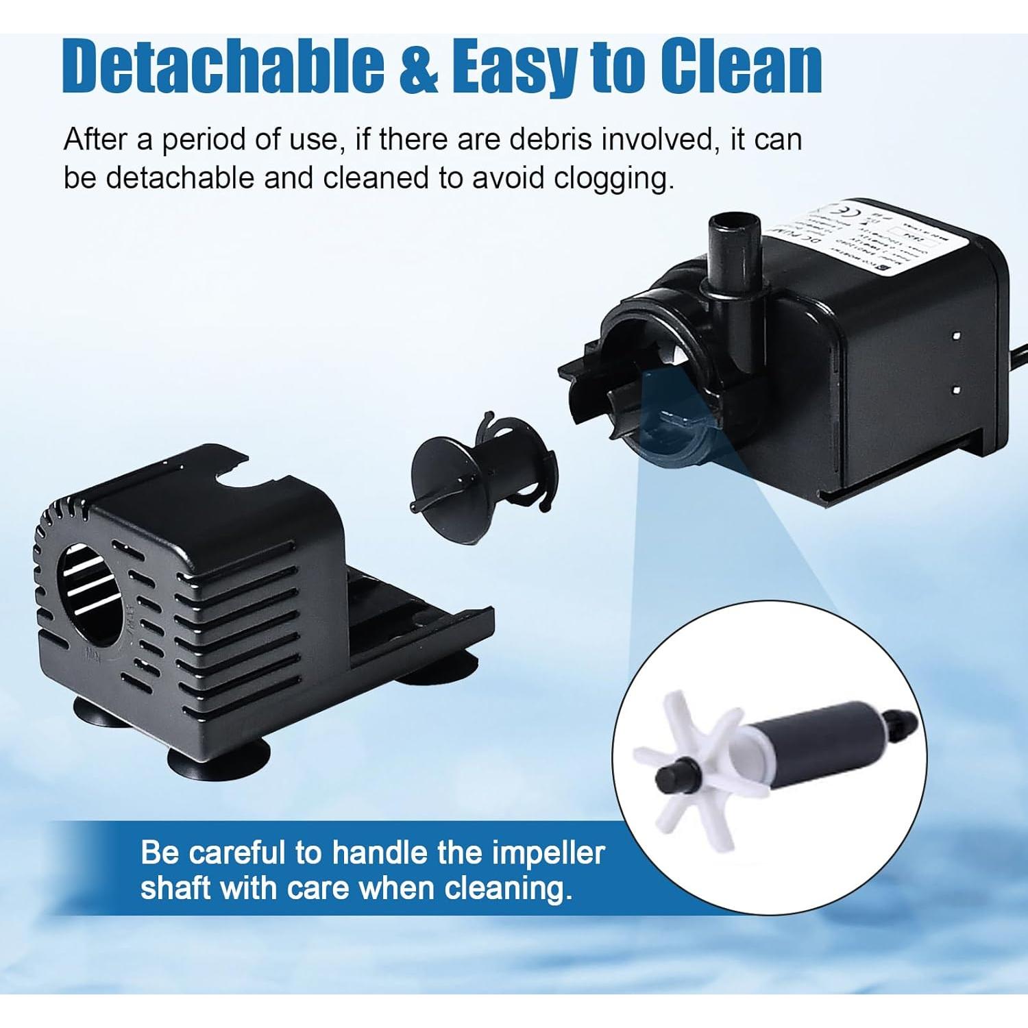 Bomba de Agua Solar ECO-WORTHY 13W 216 GPH para Jardín