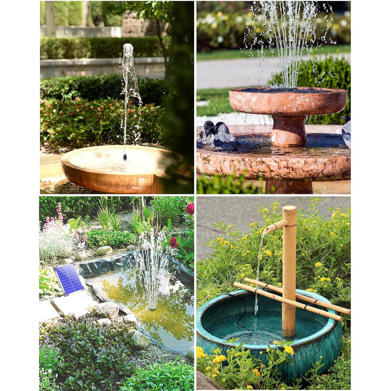 Bomba de Agua Solar Biling para Baño de Aves 6.5W