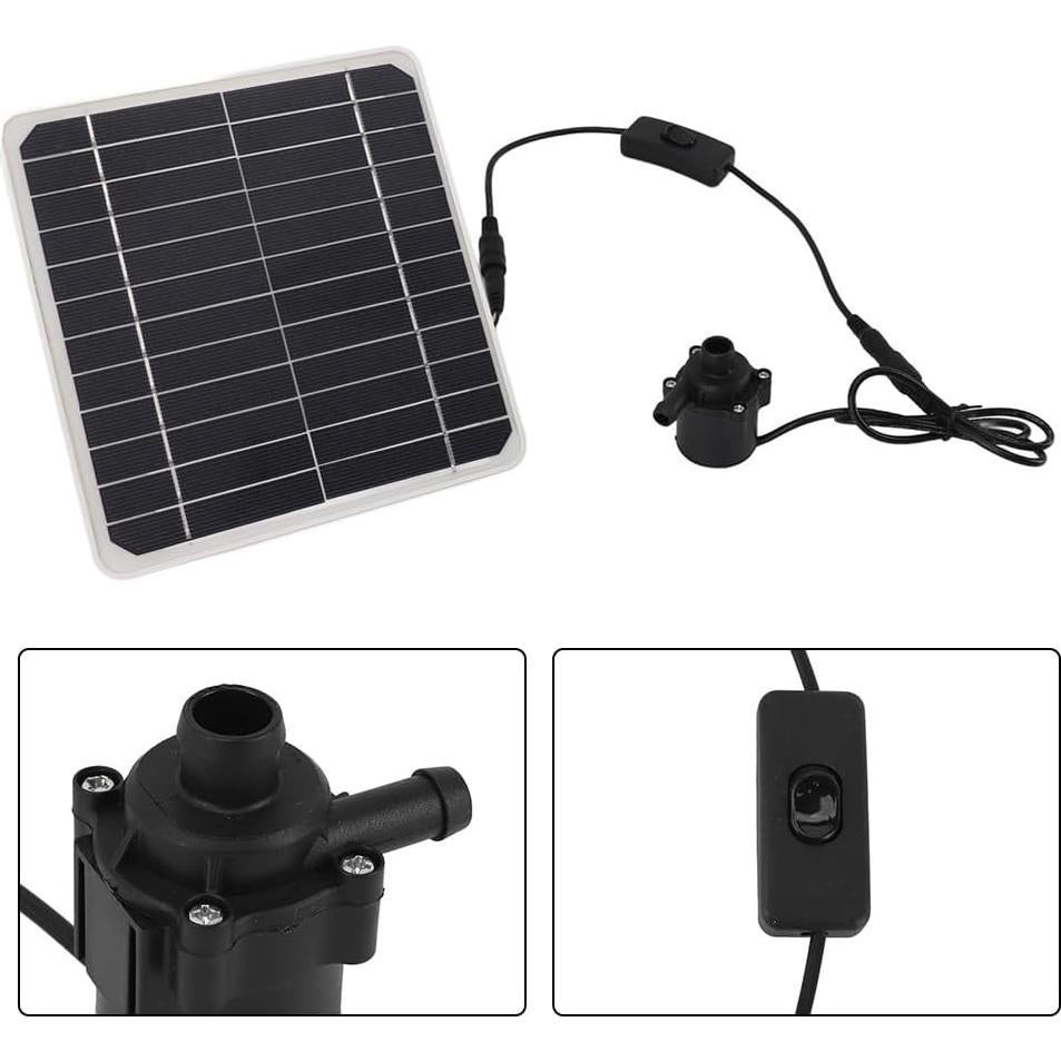 Kit Bomba de Agua Solar 30W Sumsoctober con Soporte Ajustable
