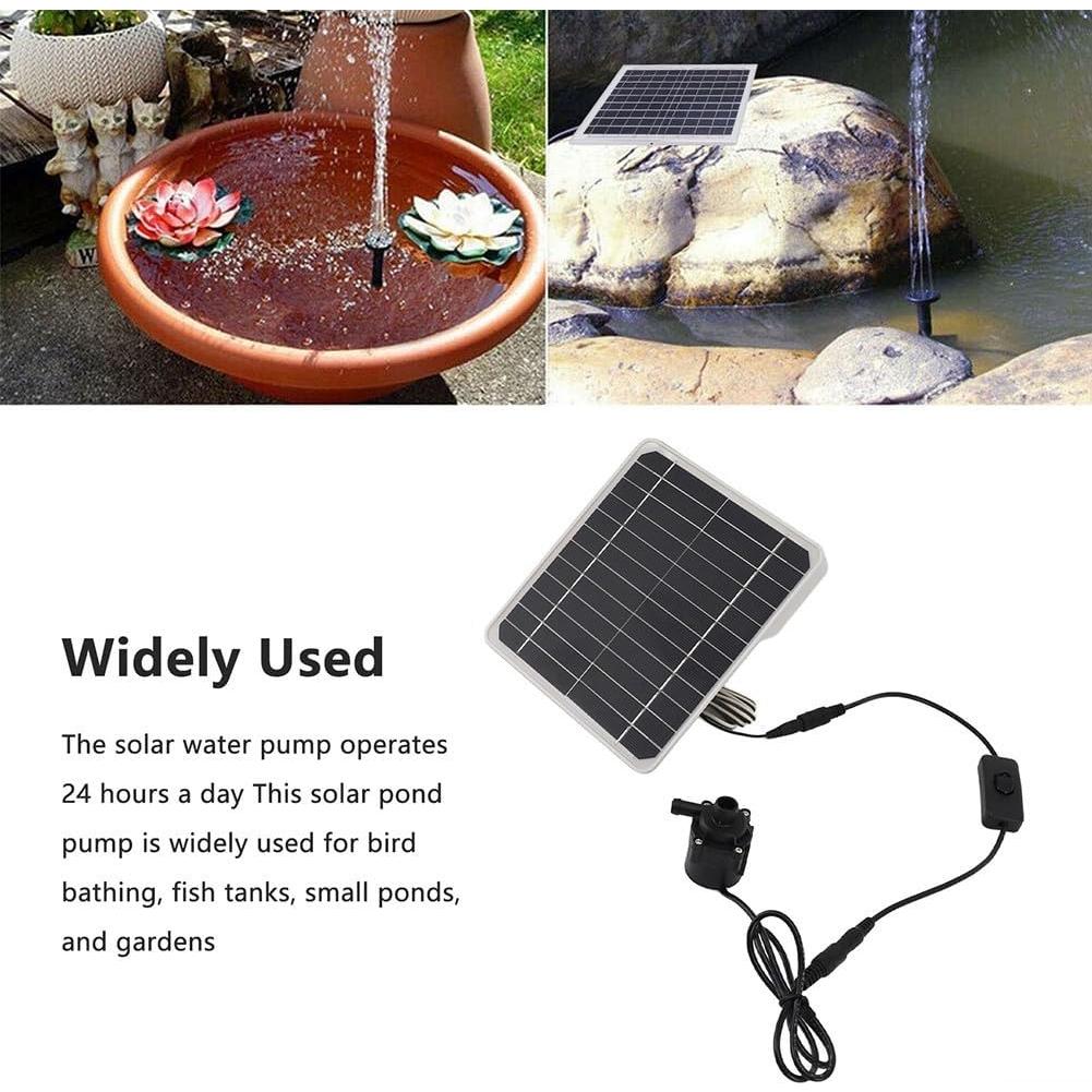 Kit Bomba de Agua Solar 30W Sumsoctober con Soporte Ajustable