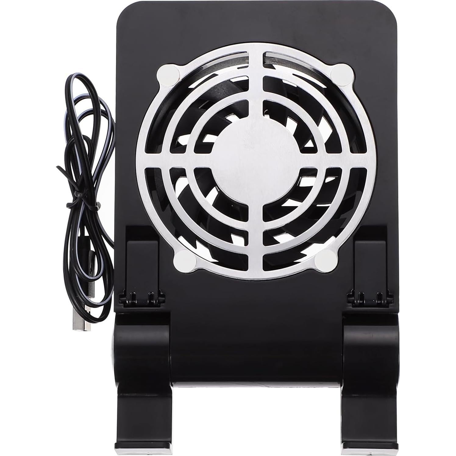 Soporte Plegable para Laptop y Teléfono con Ventilador USB Abaodam