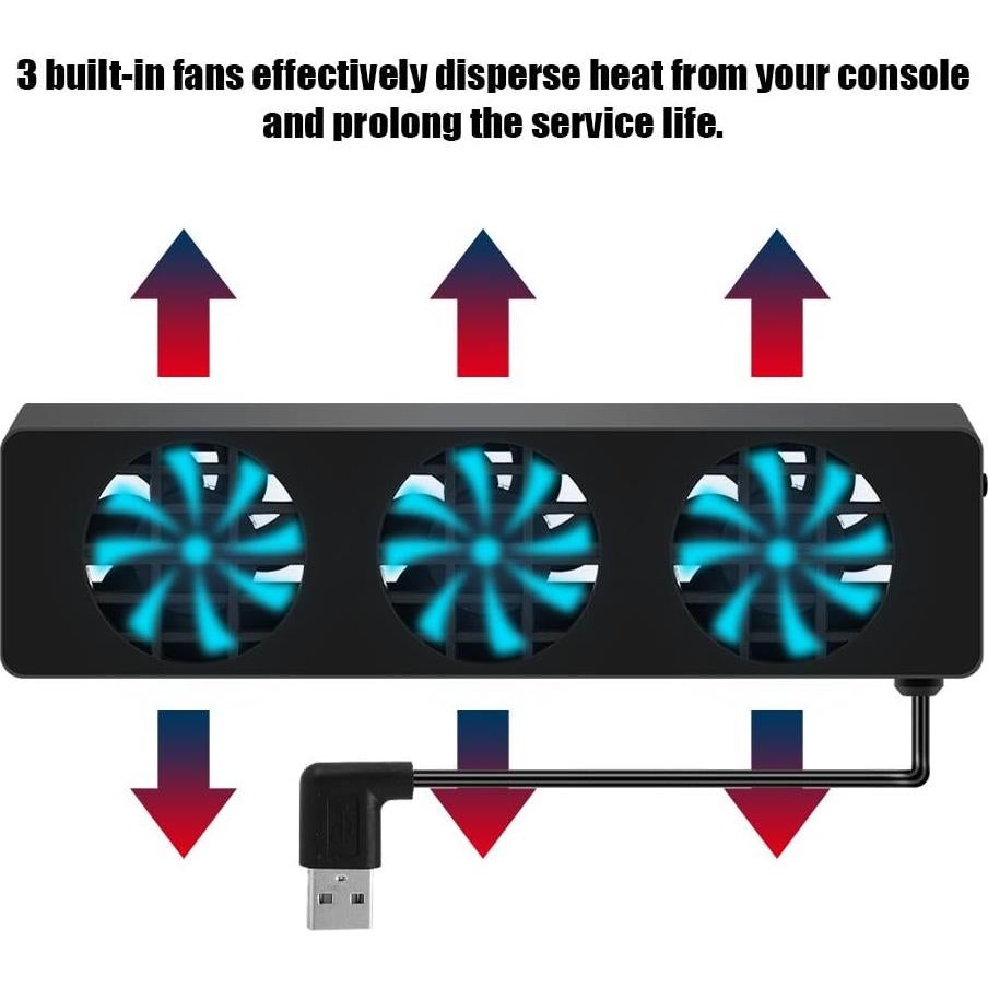 Base de Soporte con Ventilador Bewinner para Consola de Juegos