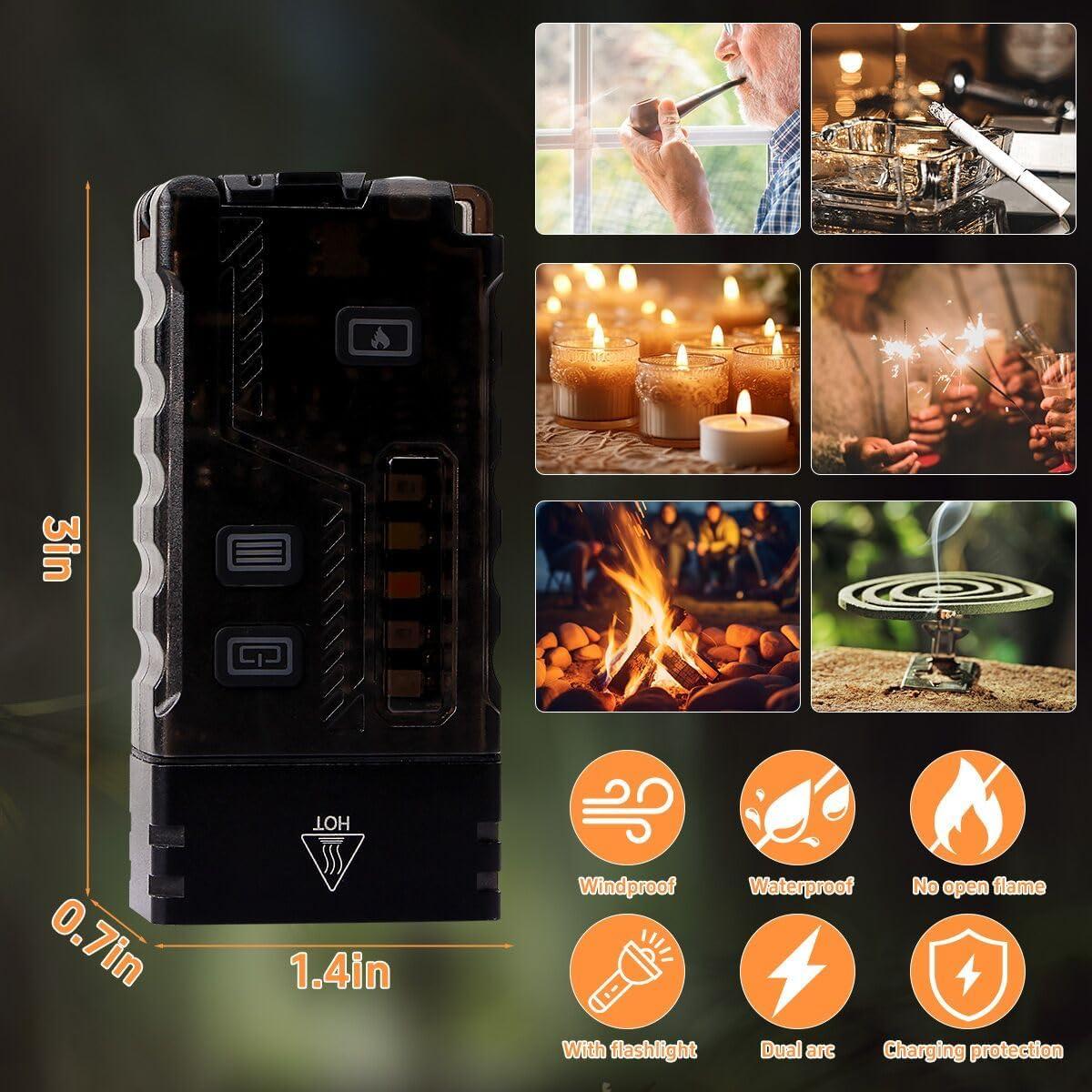 Linterna LED EDC iToncs Recargable USB C IPX5 13 Modos