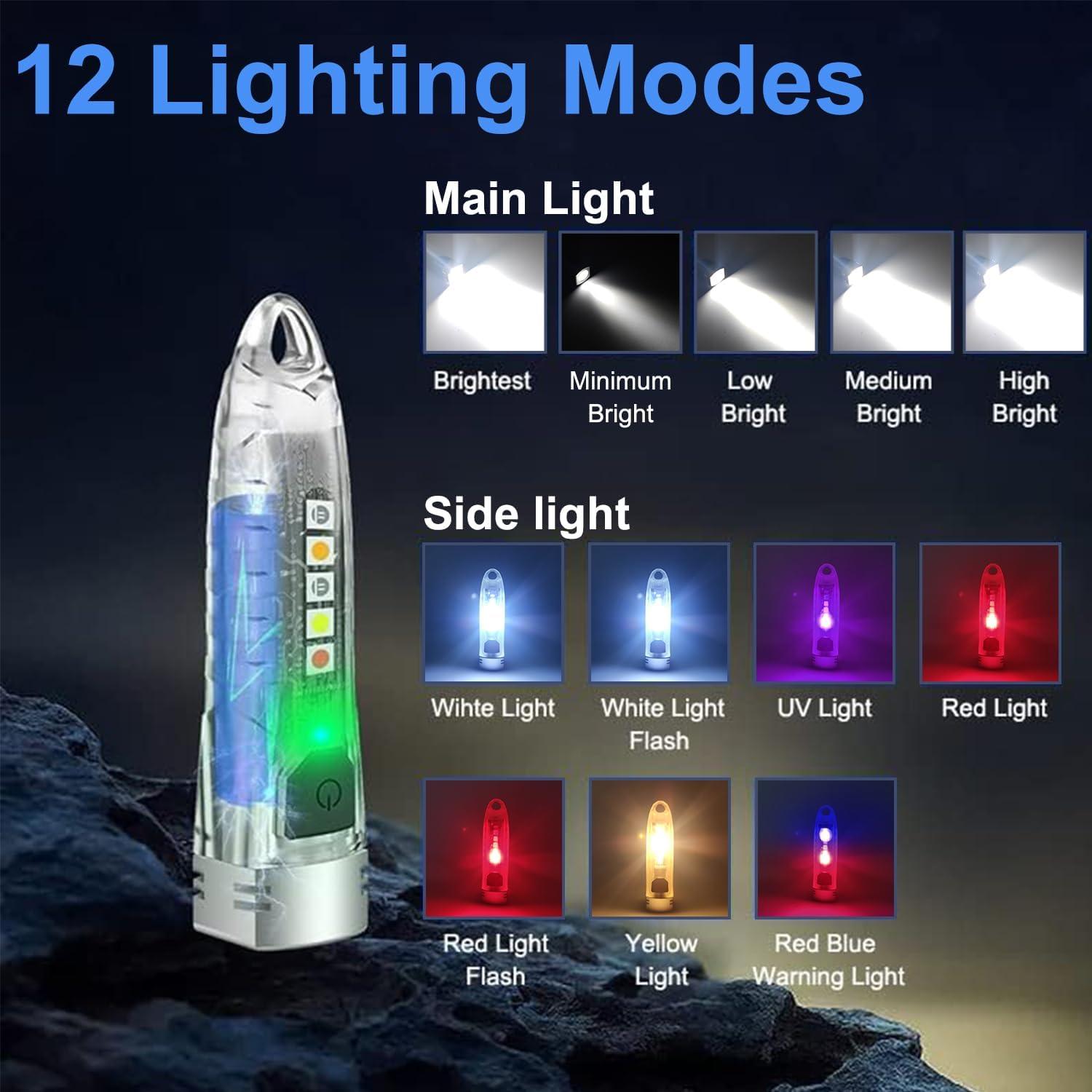 Linterna EDC Mini V1 HYVCZP 400LM Recargable IPX6 2 Pack