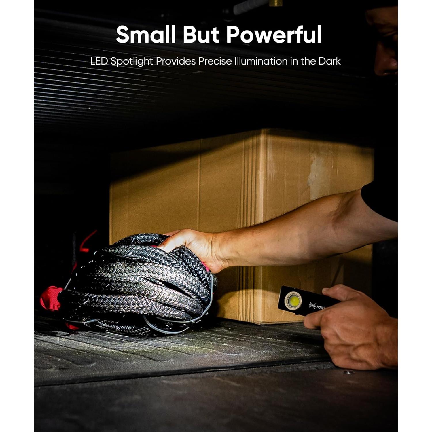 Linterna de bolsillo HOTLIGH 1000 lúmenes recargable magnética