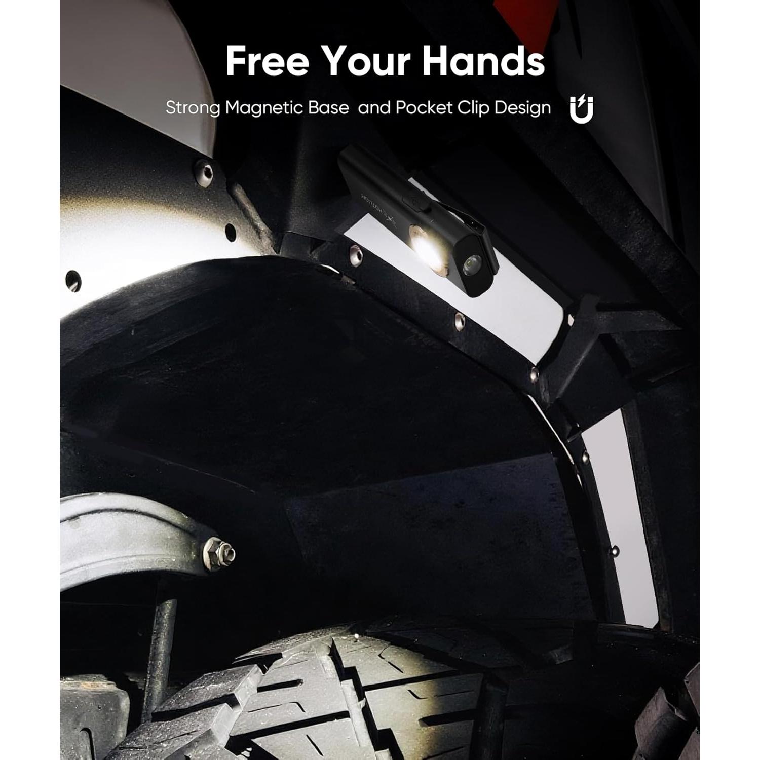 Linterna de bolsillo HOTLIGH 1000 lúmenes recargable magnética