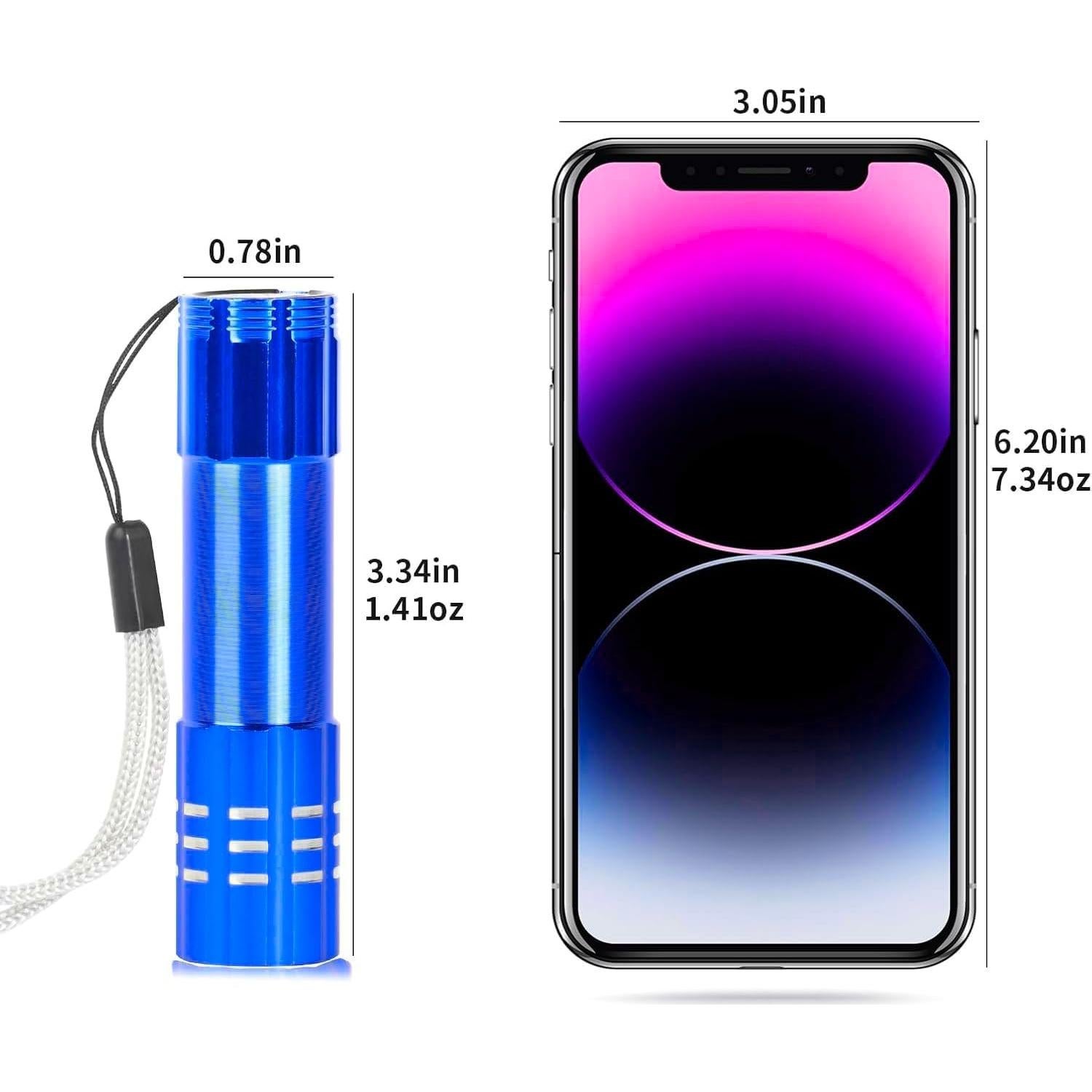 Paquete de 6 Linternas LED Recargables Hilngav 300 Lúmenes
