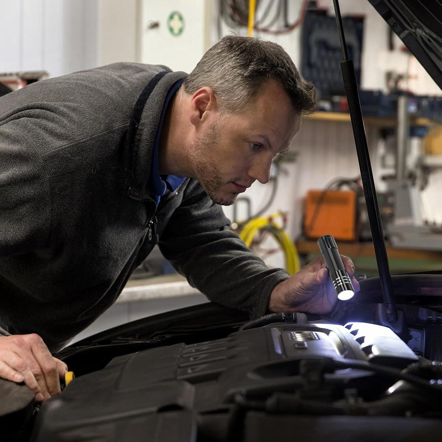 Paquete de 6 Linternas LED Recargables Hilngav 300 Lúmenes