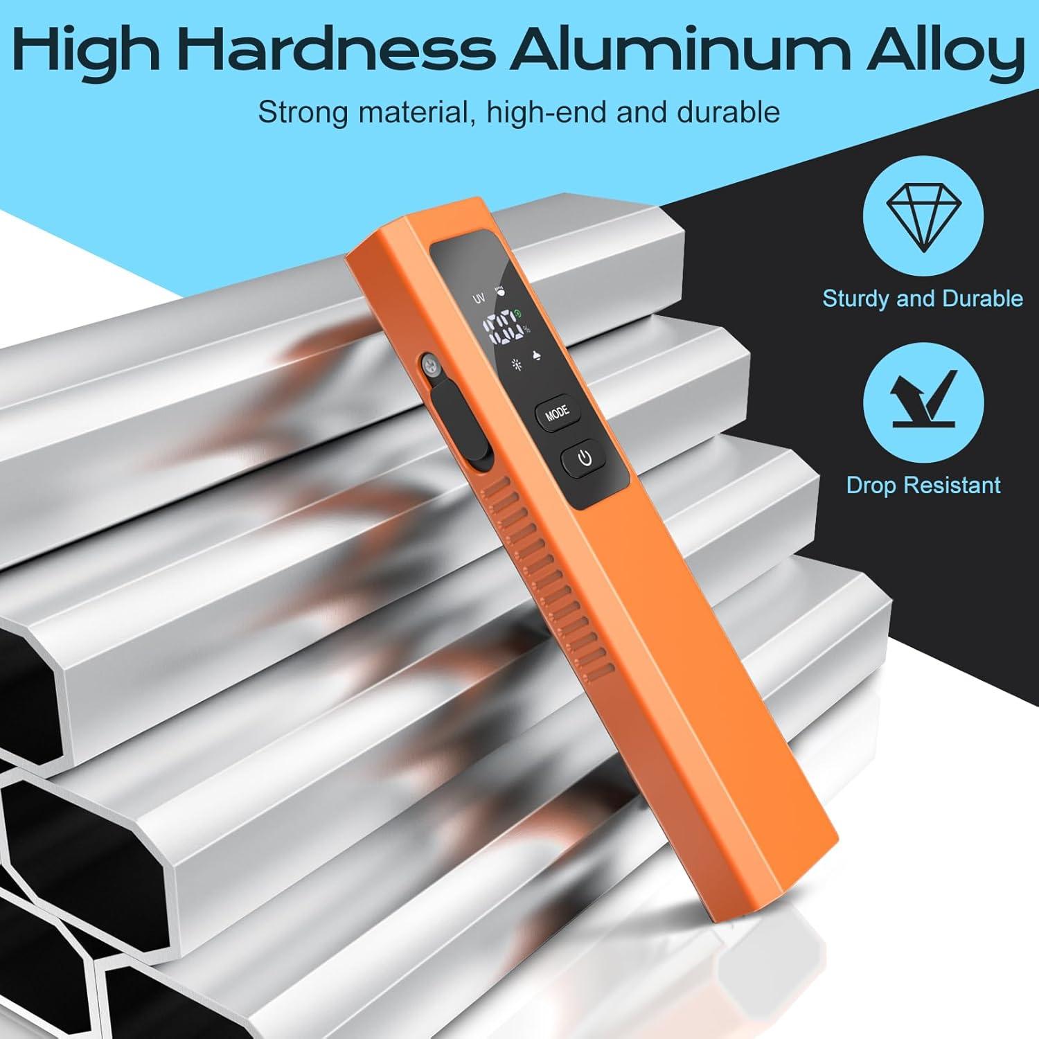 Linterna EDC 4 en 1 DONGGUAN LT-010 Naranja 1300 Lúmenes