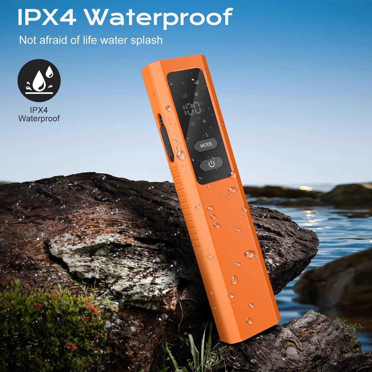 Linterna EDC 4 en 1 DONGGUAN LT-010 Naranja 1300 Lúmenes