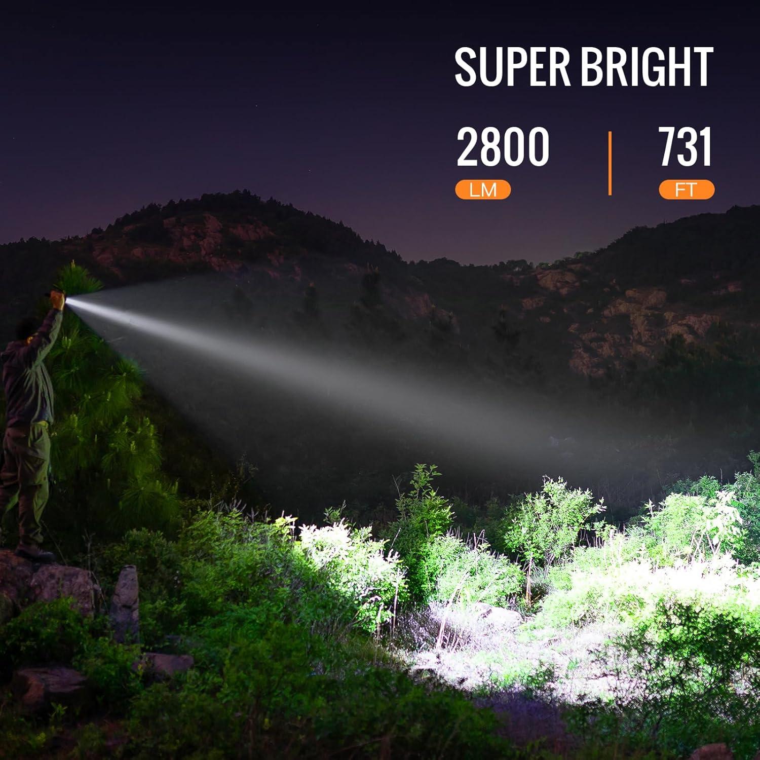 Linterna Sofirn SC28 2800 lúmenes recargable IPX8 EDC