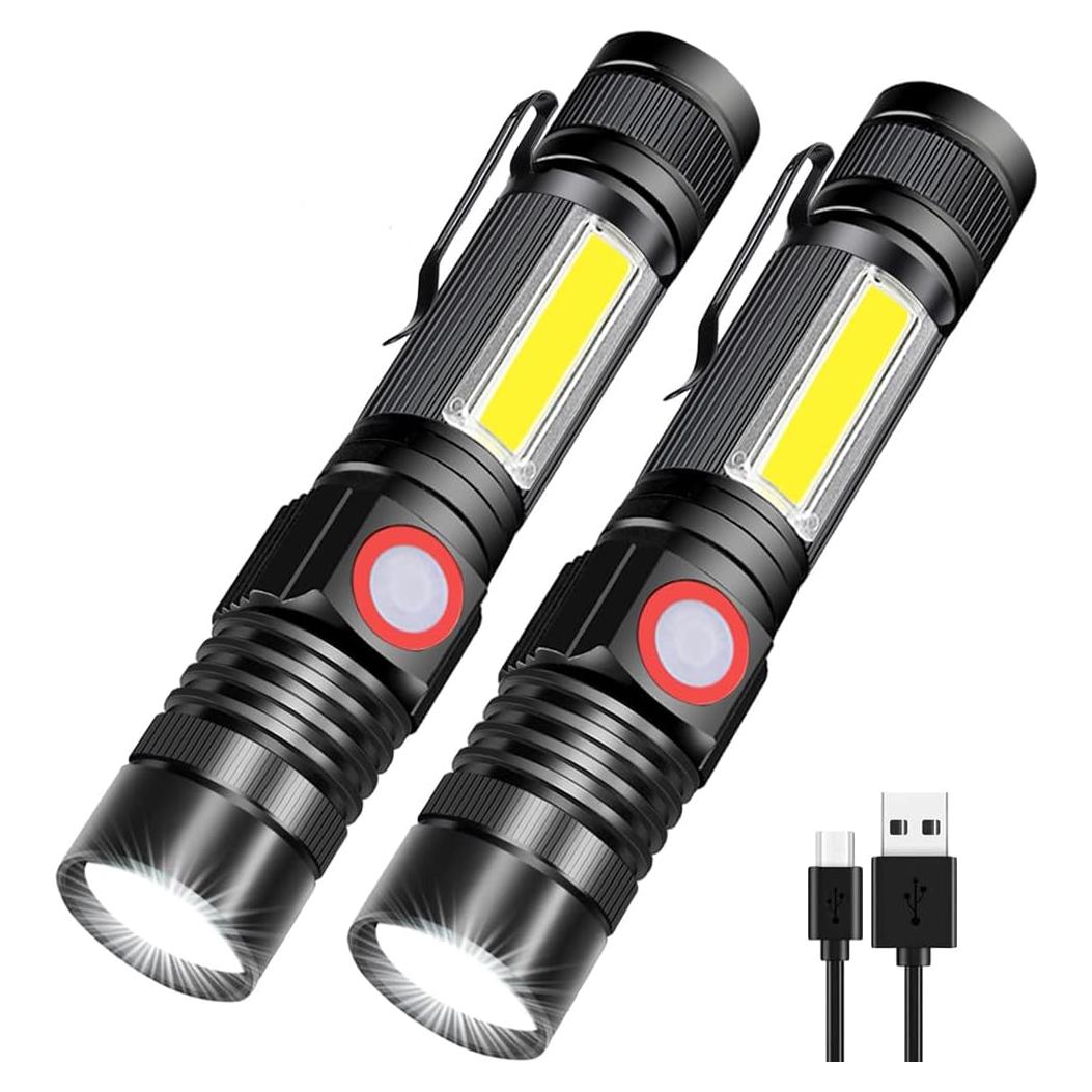 Linterna LED recargable Spriak 1000 lúmenes IPX6 magnética