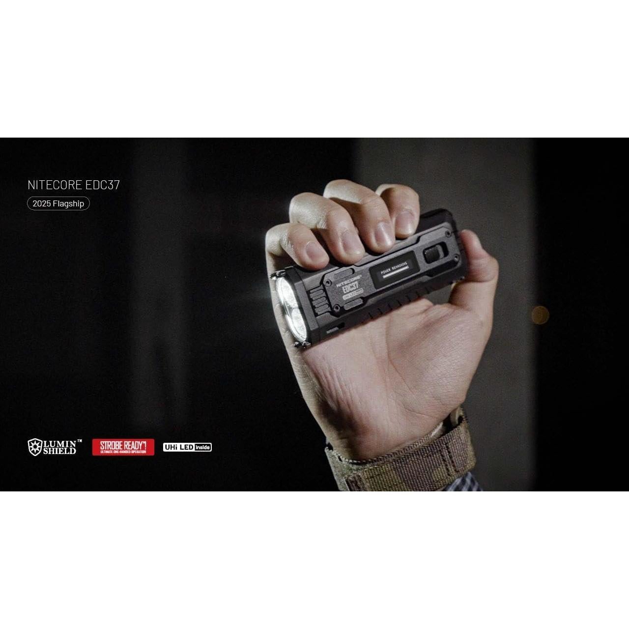 Linterna Nitecore EDC37 8000 Lúmenes Recargable USB-C