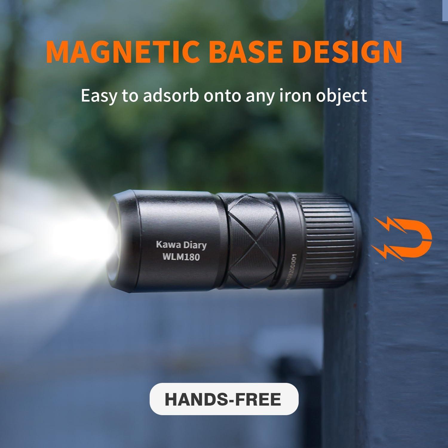 Linterna EDC Kawa Diary WLM180 130 Lúmenes Recargable USB-C