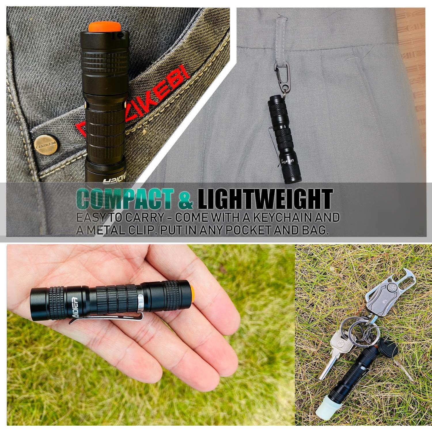 Linterna LED AIDIER A7 Mini 180 Lúmenes Impermeable IPX8