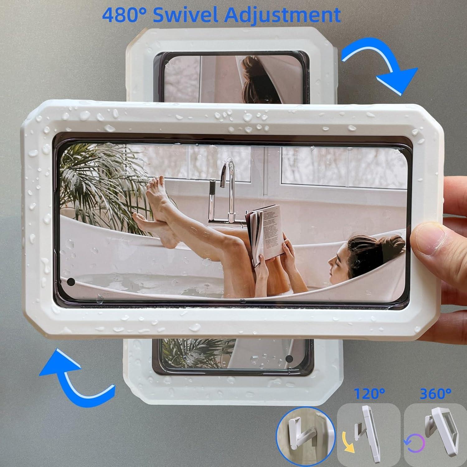 Soporte para Teléfono de Ducha Impermeable LSDWL - Rotación 480°
