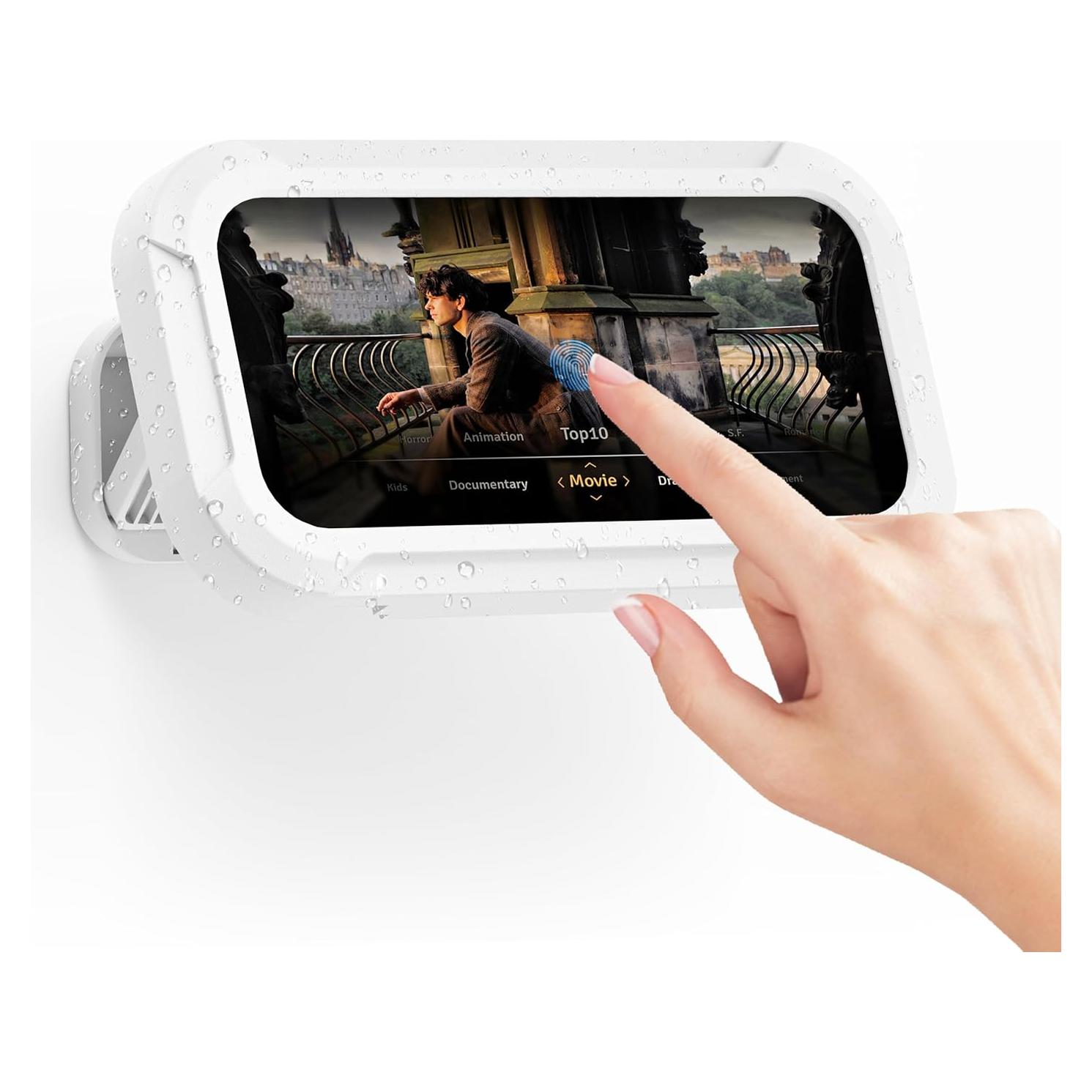 Soporte para Teléfono de Ducha Impermeable Scev 19.5x10.5cm