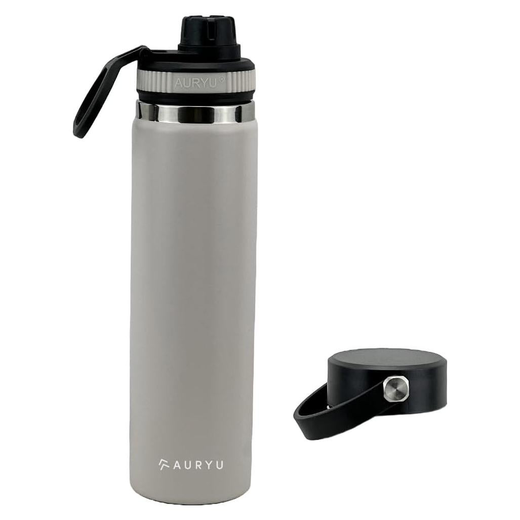 Botella de Agua Aislada Auryu 710ml Acero Inoxidable Boca Ancha