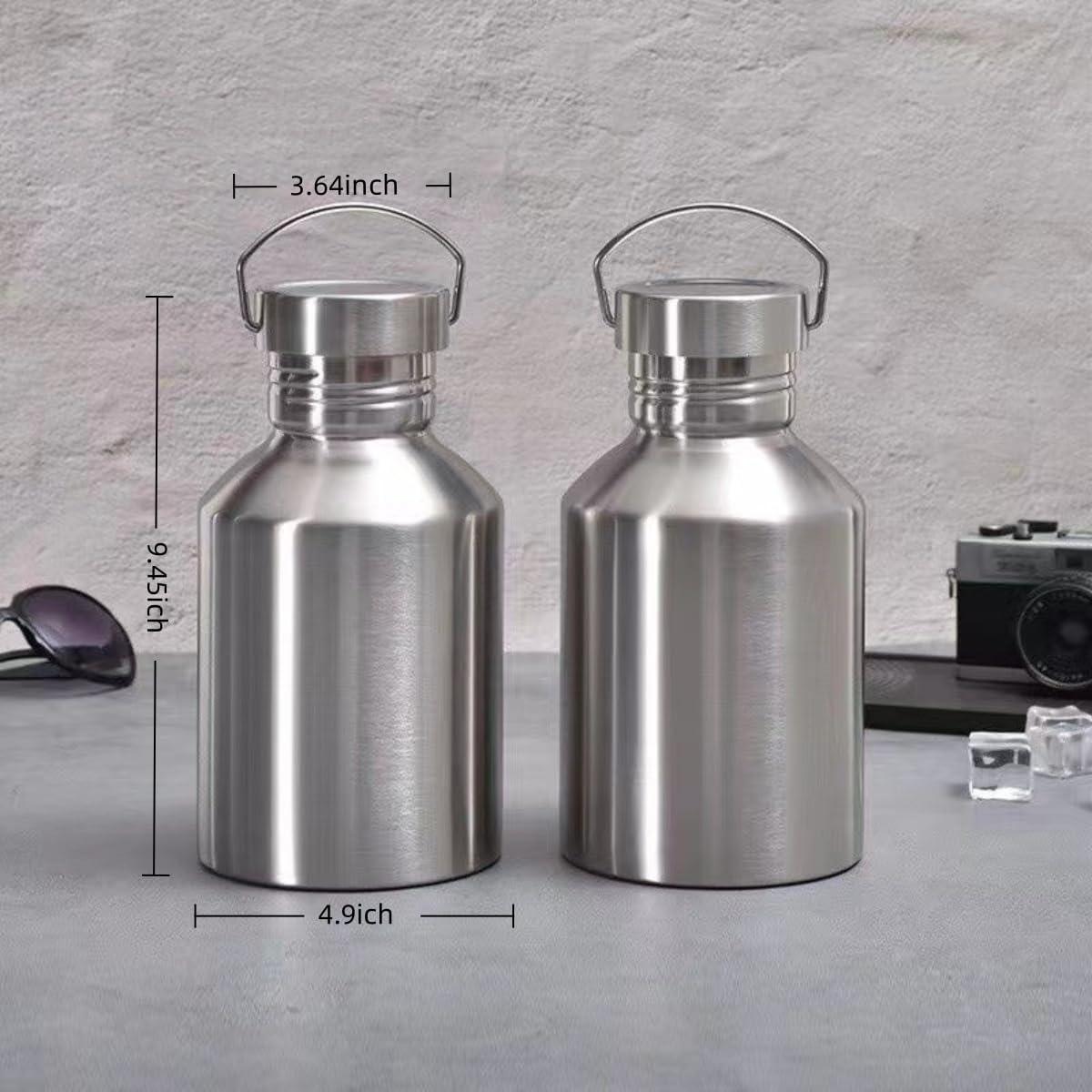 Botella de Agua Acero Inoxidable CDJ 2000ML Antifugas