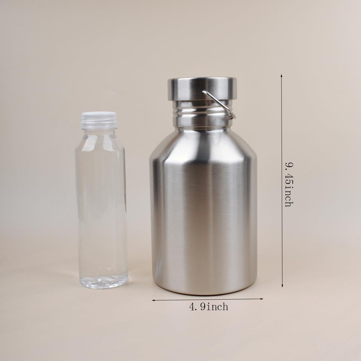 Botella de Agua Acero Inoxidable CDJ 2000ML Antifugas