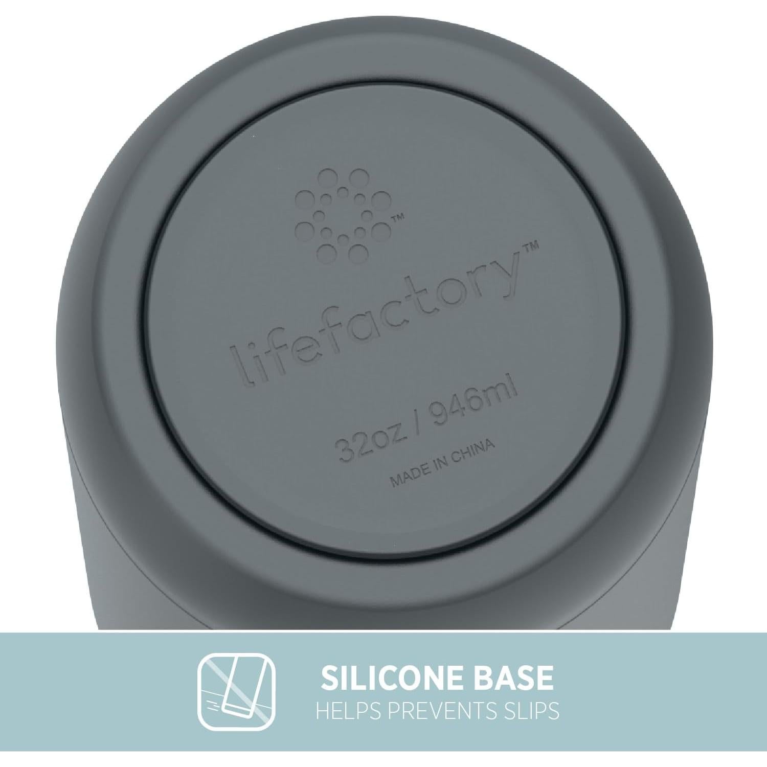 Botella Deportiva Lifefactory 0.95L Acero Inoxidable Aislada