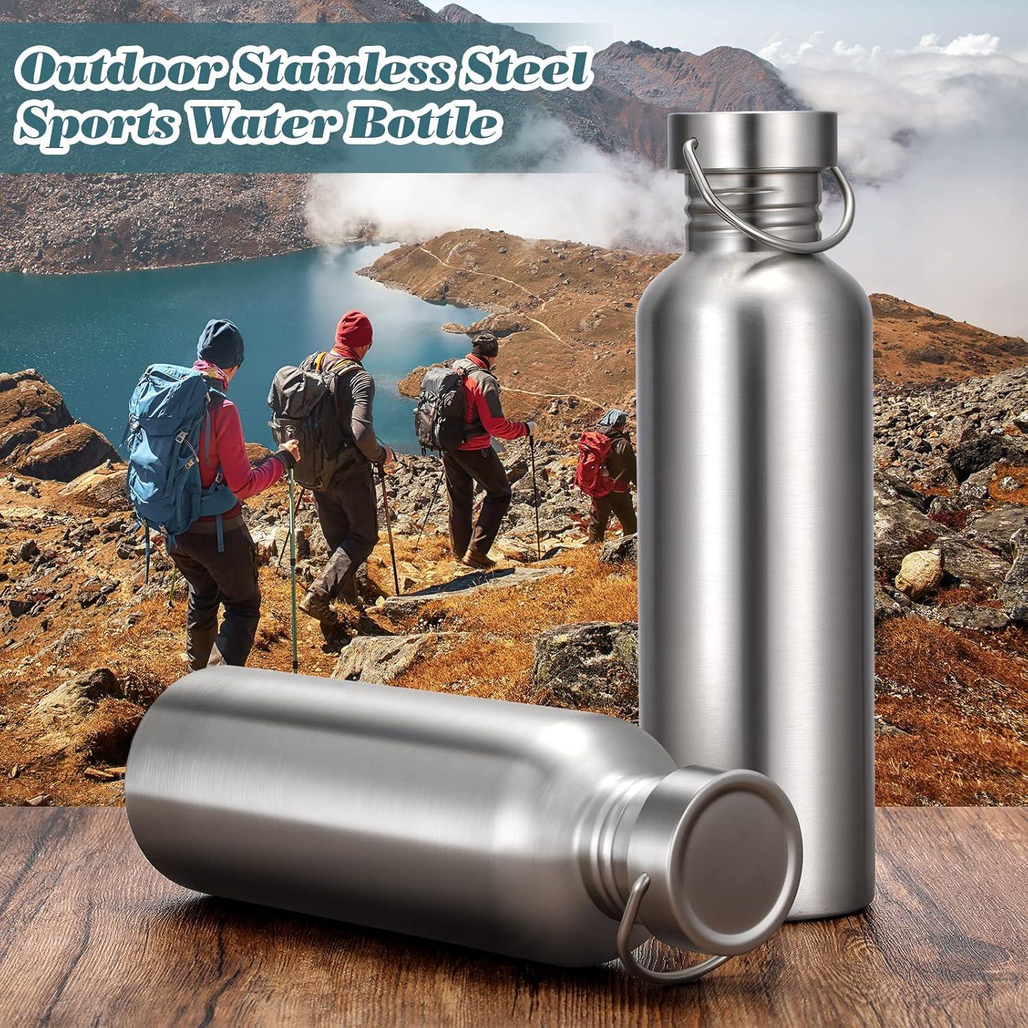 Juego de 4 Botellas de Agua Acero Inoxidable CHENGU 1.01L