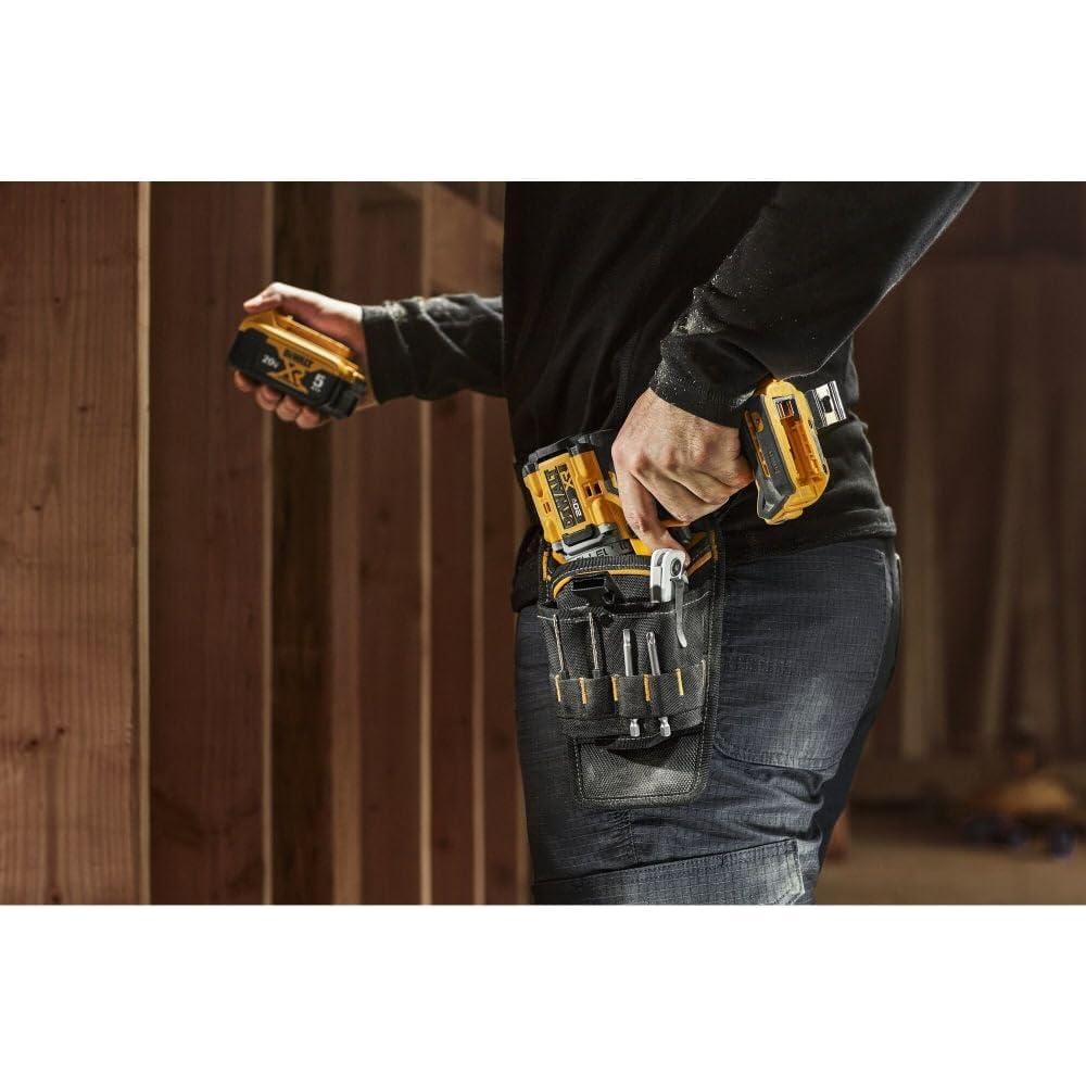 Funda para Taladro DEWALT DWST540502, 12 Bolsillos, Amarillo