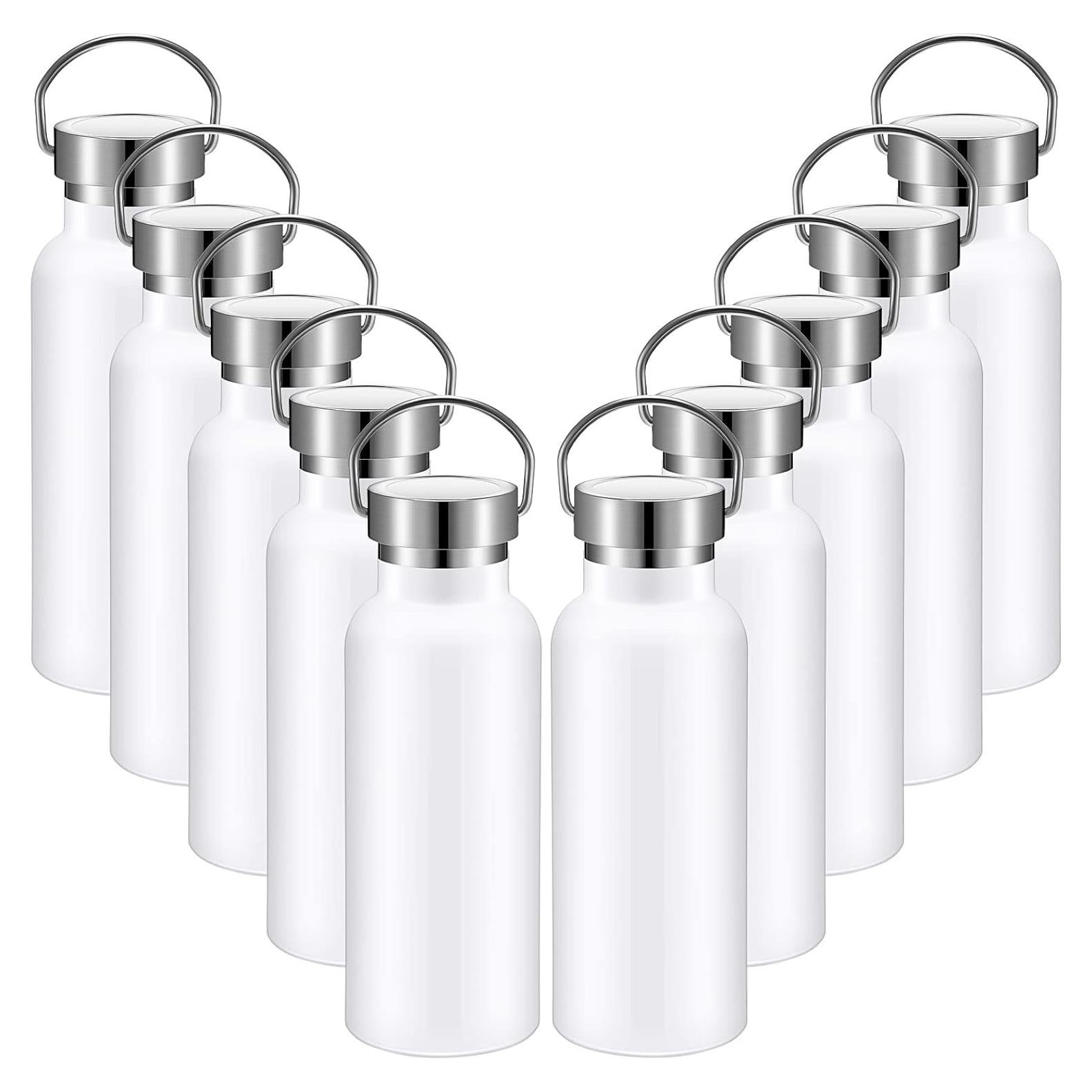 Paquete de 10 Botellas de Agua Reutilizables Cunhill 0.5L