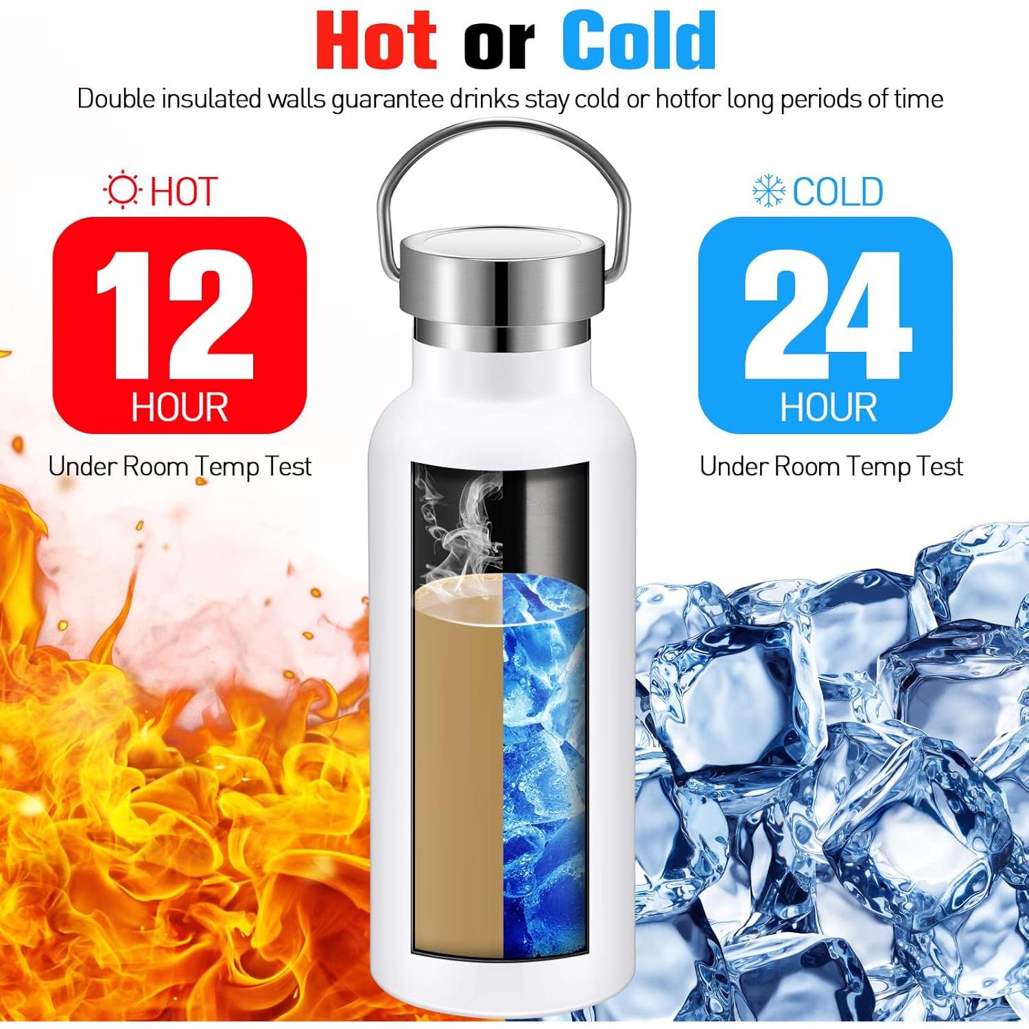 Paquete de 10 Botellas de Agua Reutilizables Cunhill 0.5L