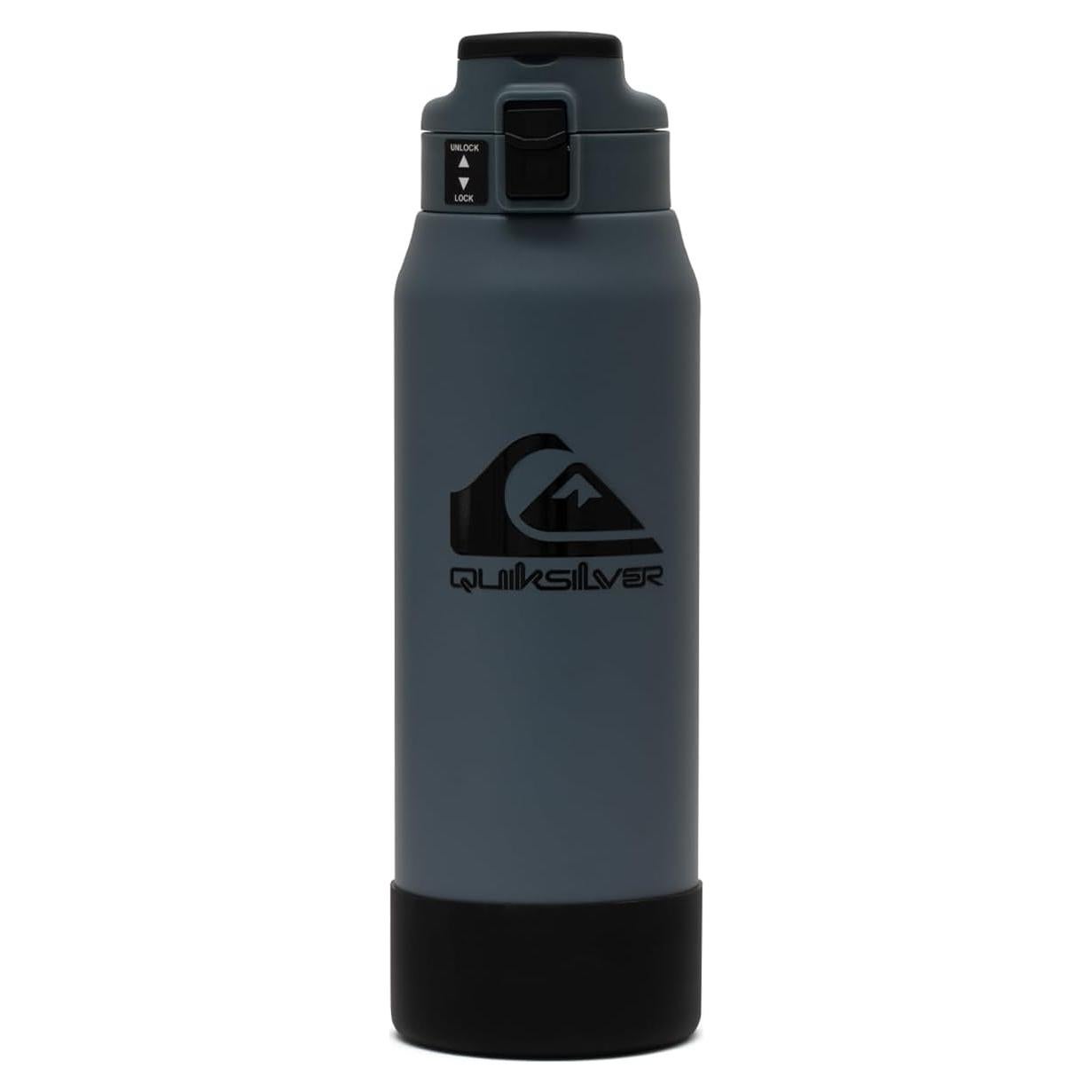 Botella de Agua Quiksilver Redondo 32oz Acero Inoxidable Aislada