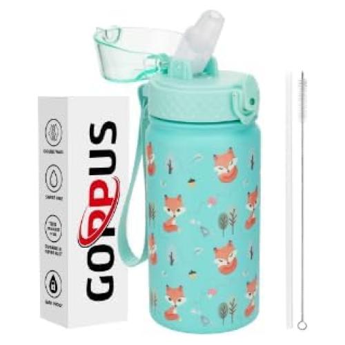 Botella de Agua Aislada para Niños GOPPUS 414ml Verde